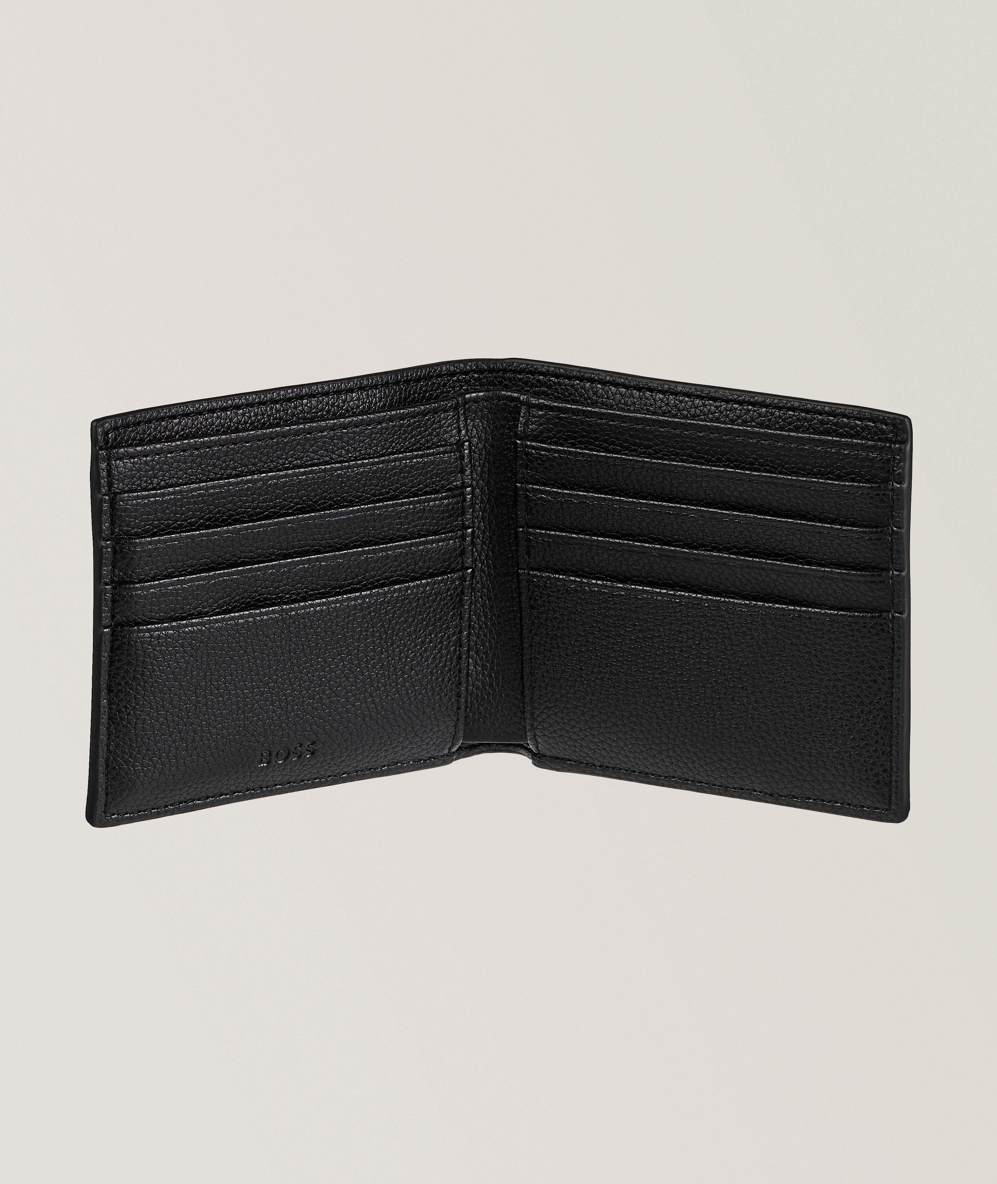 Ray Faux Grained Leather Bifold Wallet image 1