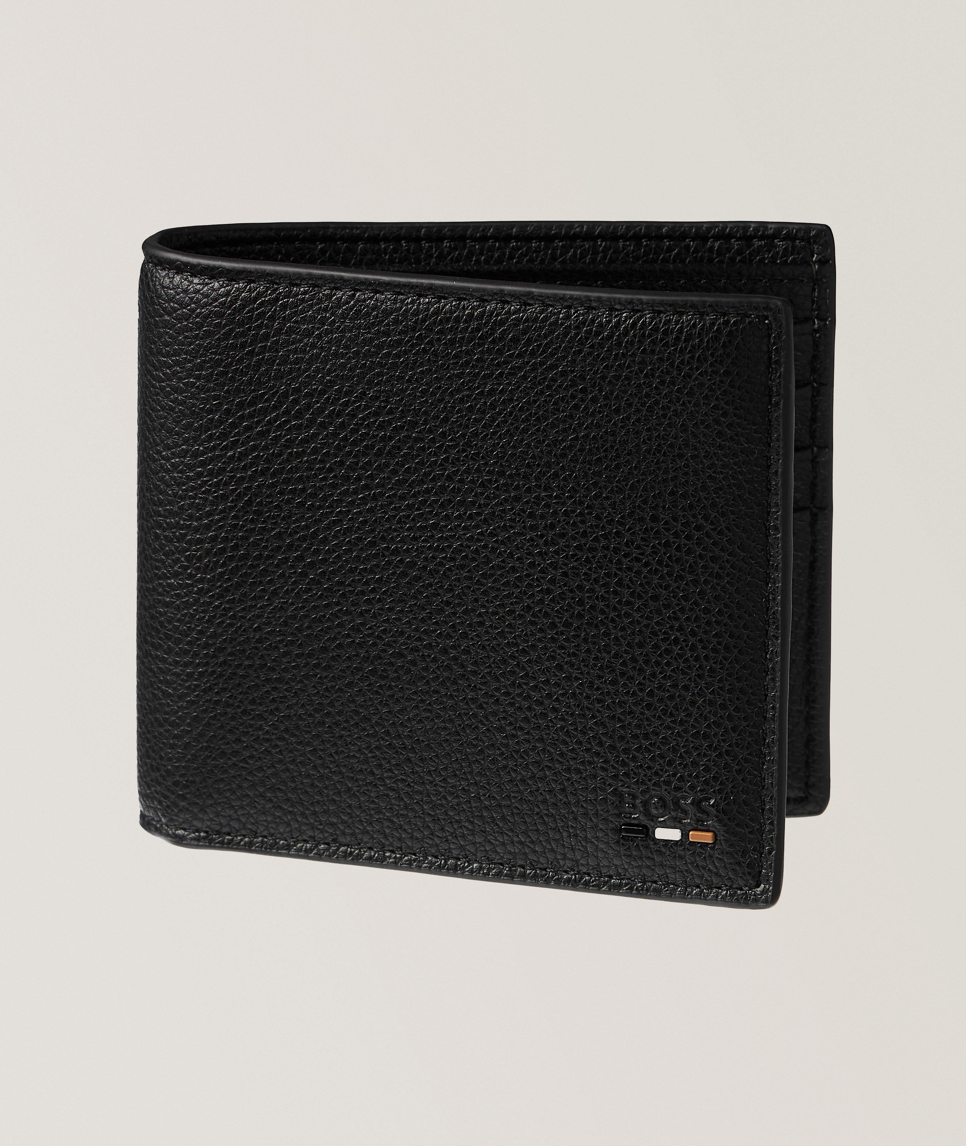 Ray Faux Grained Leather Bifold Wallet image 0