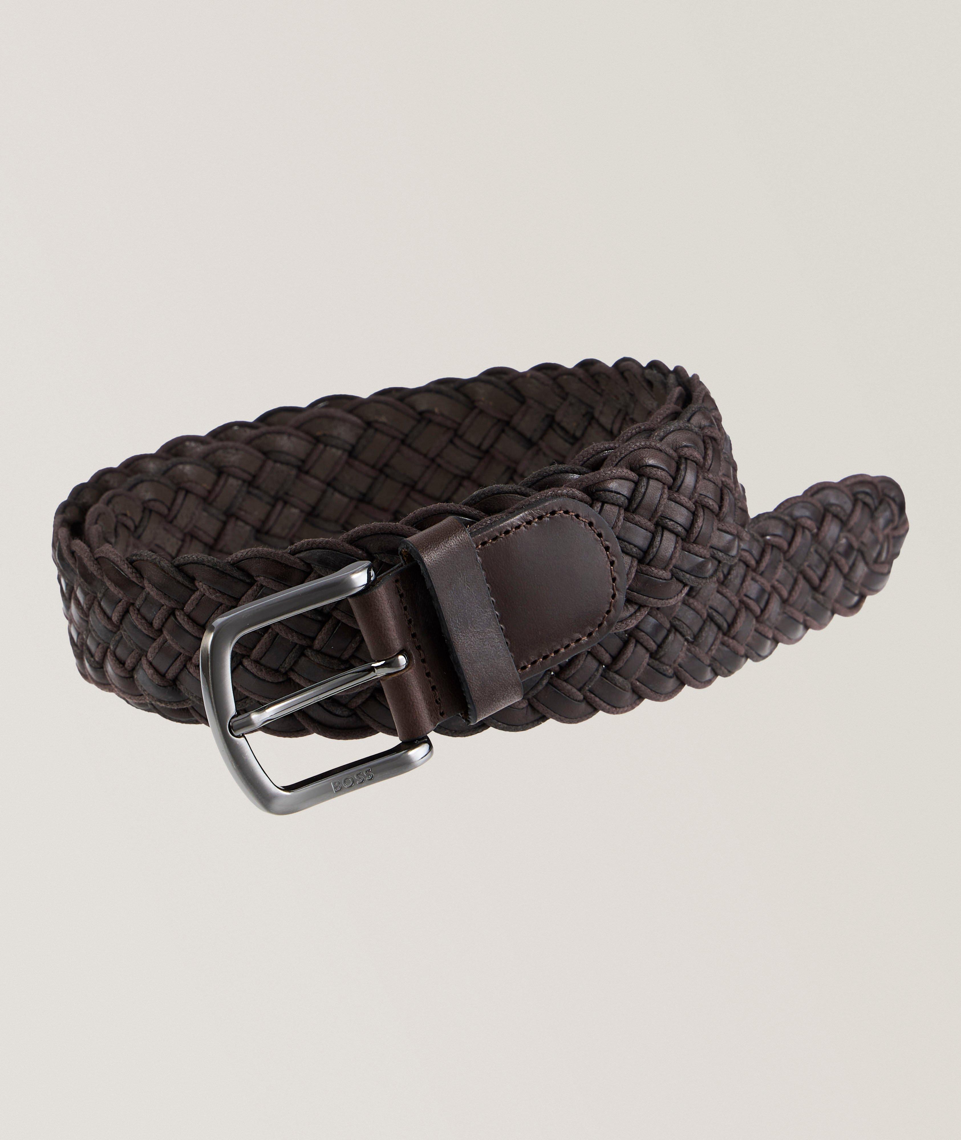 Ceinture en cuir tressé image 0