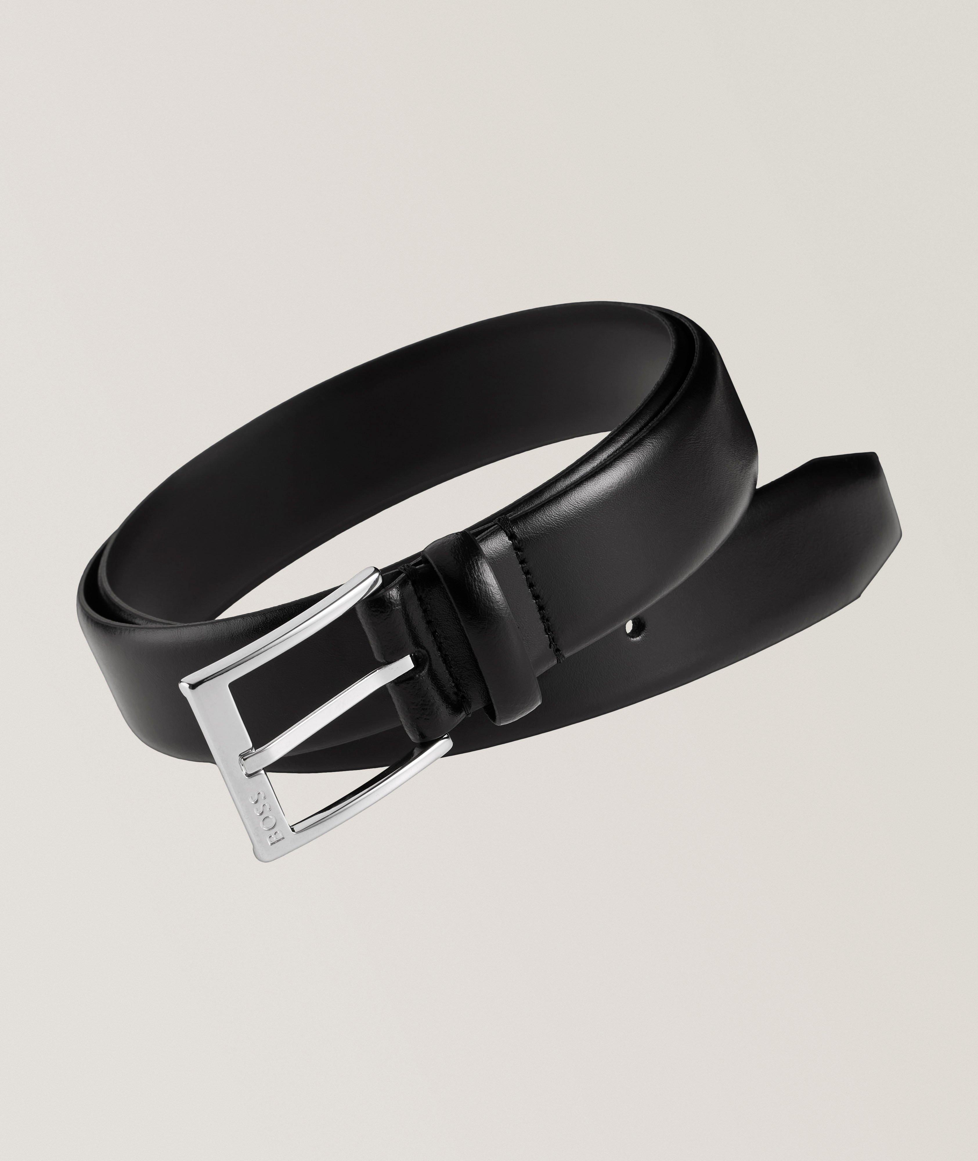 BOSS Elloy Polished Leather Belt 