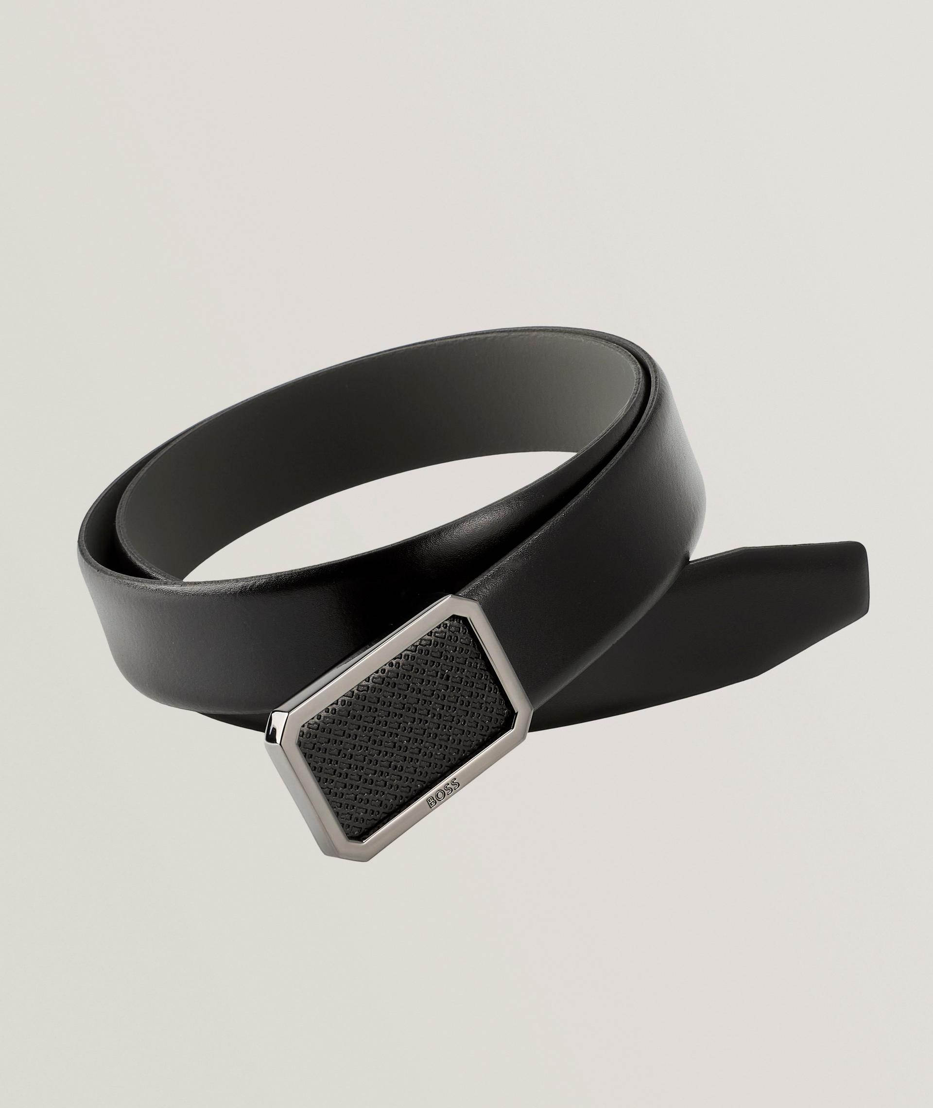 Ceinture Ereso en cuir à boucle carrée image 0