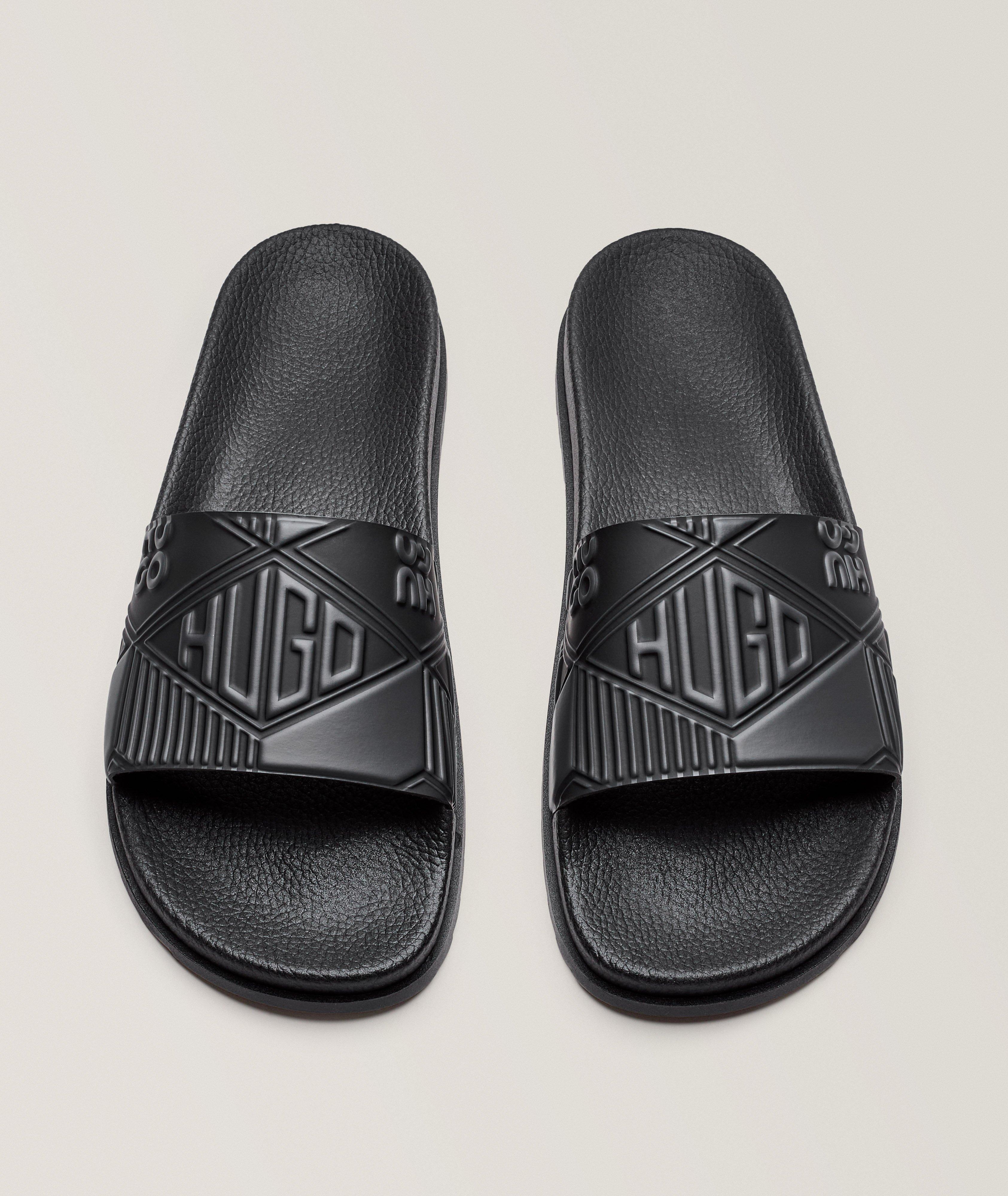 Mixed Logos Slide Sandals image 1