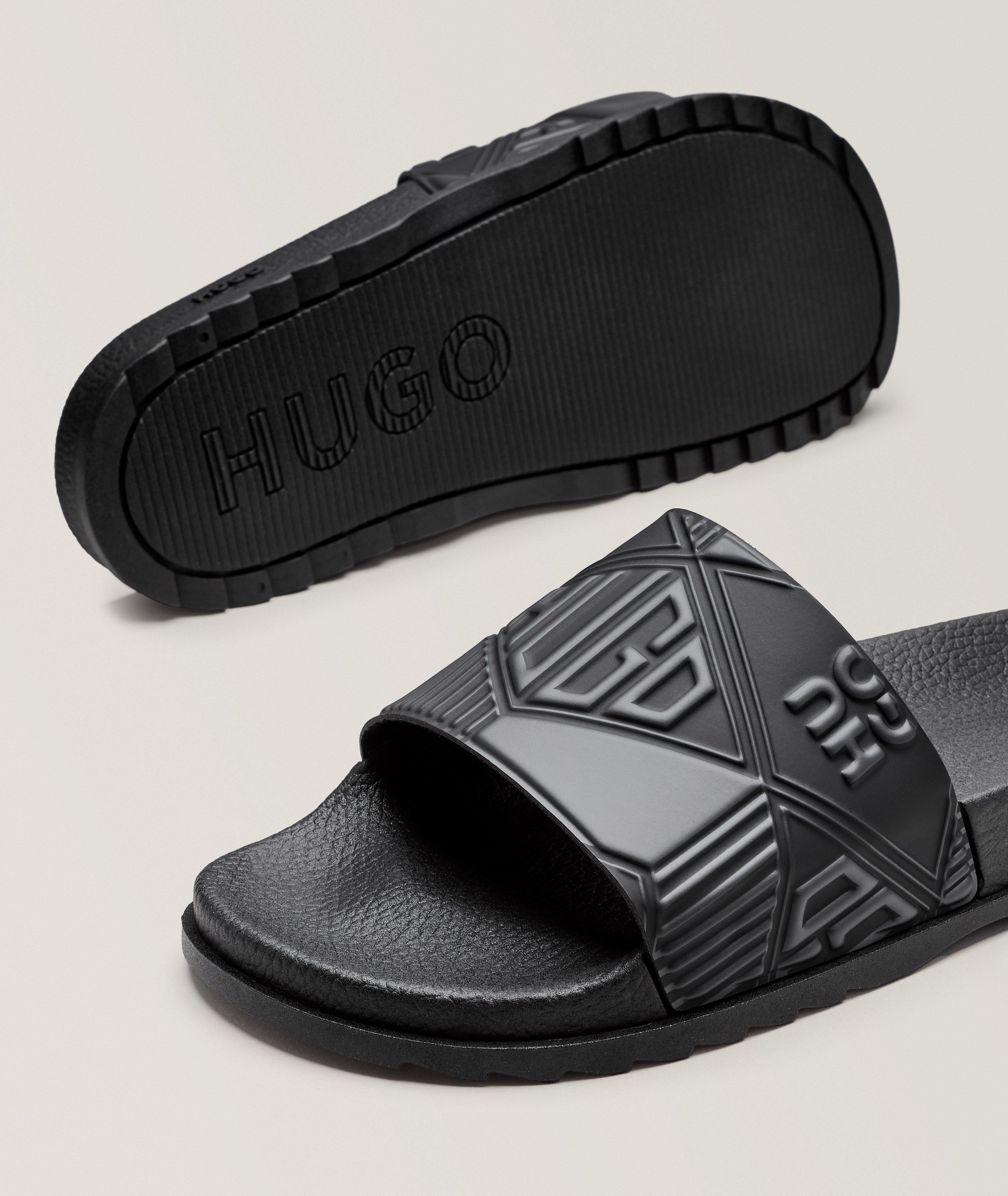 Mixed Logos Slide Sandals image 3