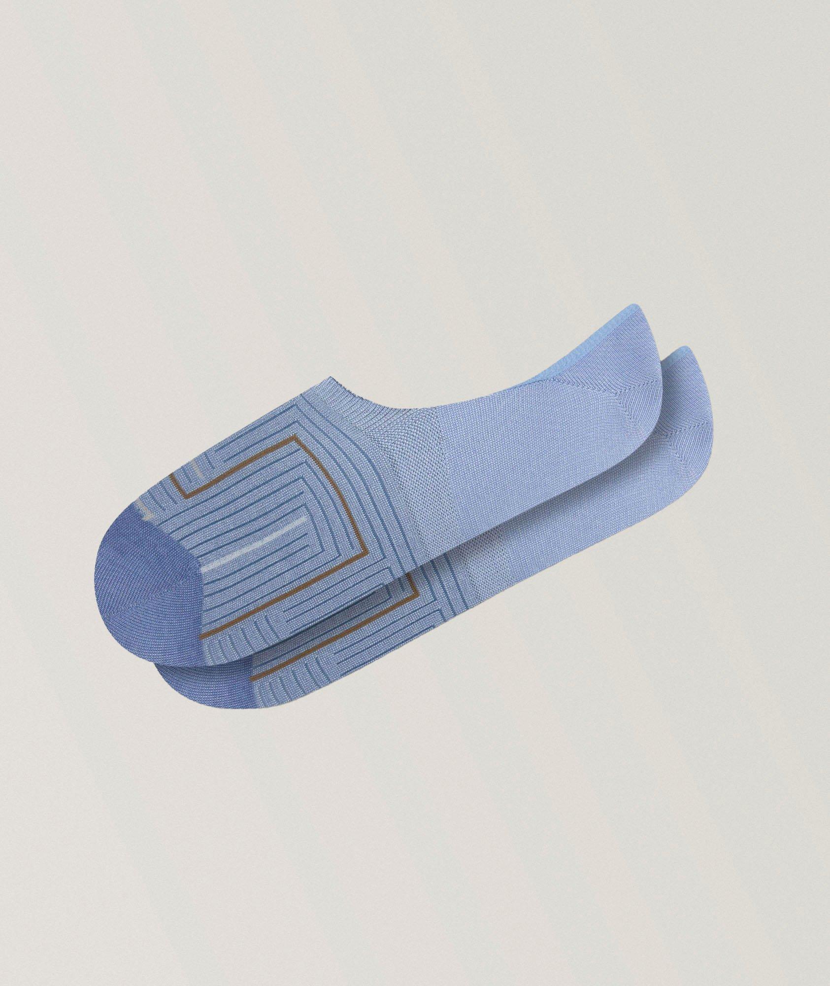 Chaussettes courtes à motif quadrillé image 0