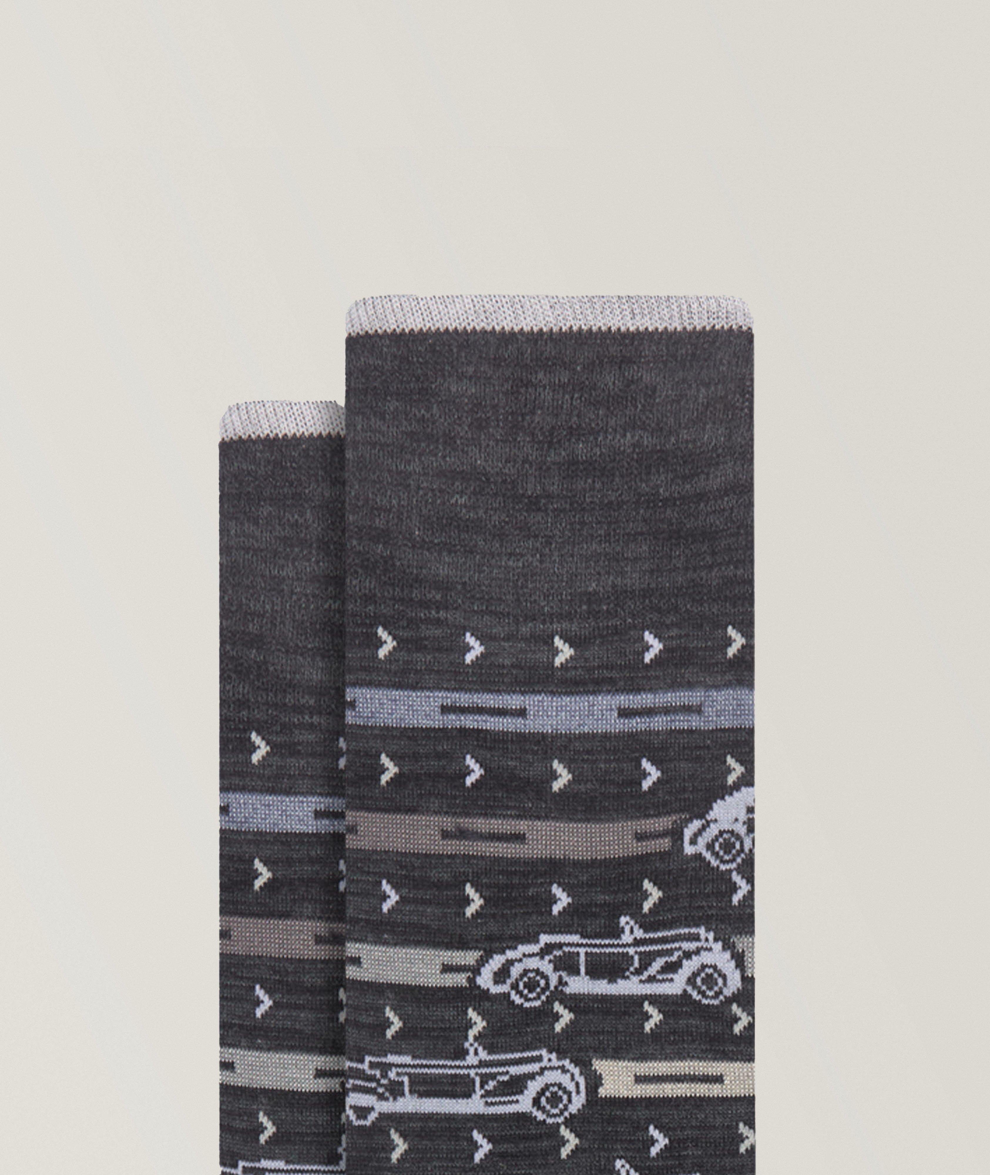 Vintage Cars Stretch-Cotton Socks image 1