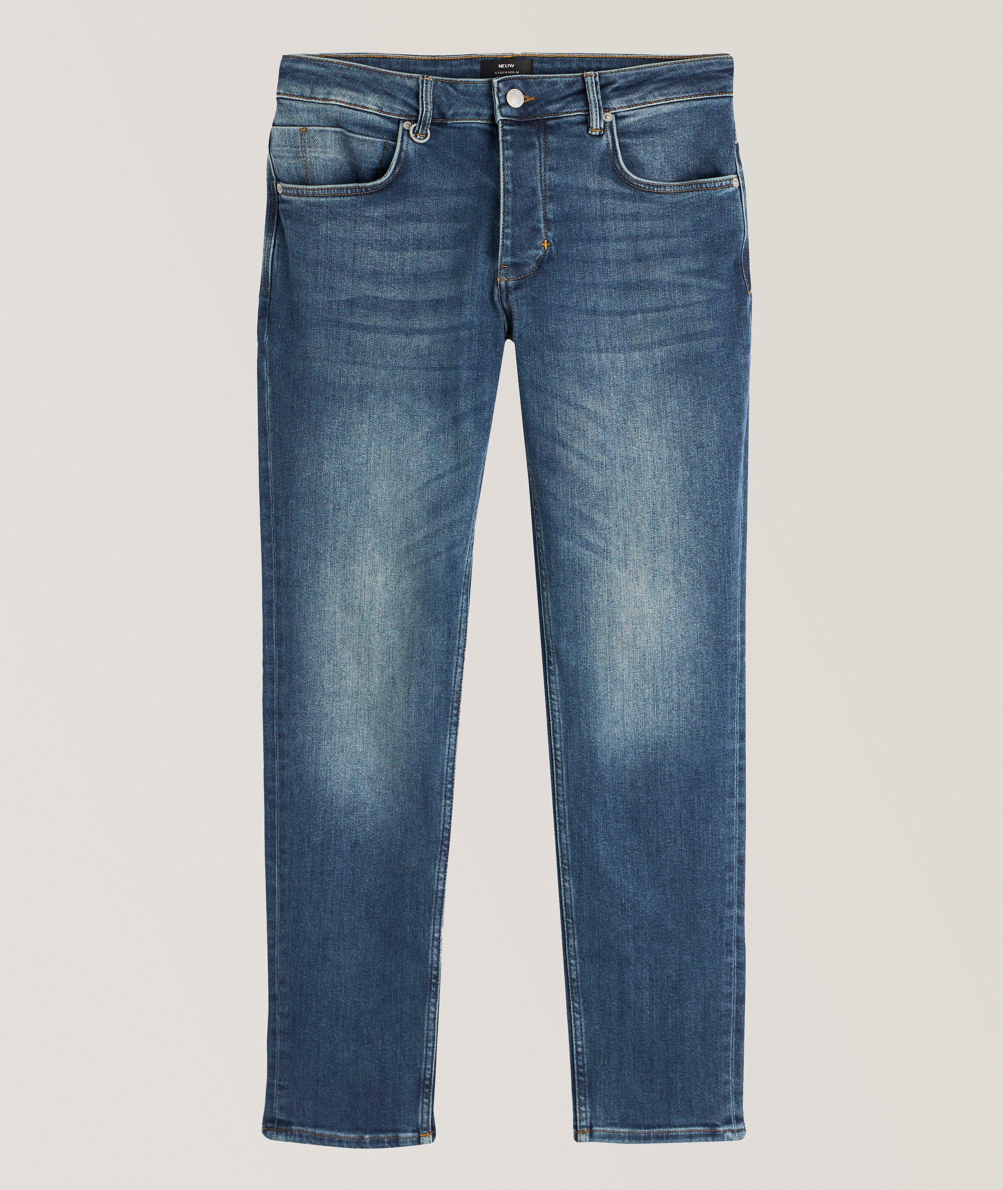 Lou Slim-Fit Stretch-Cotton Jeans image 0