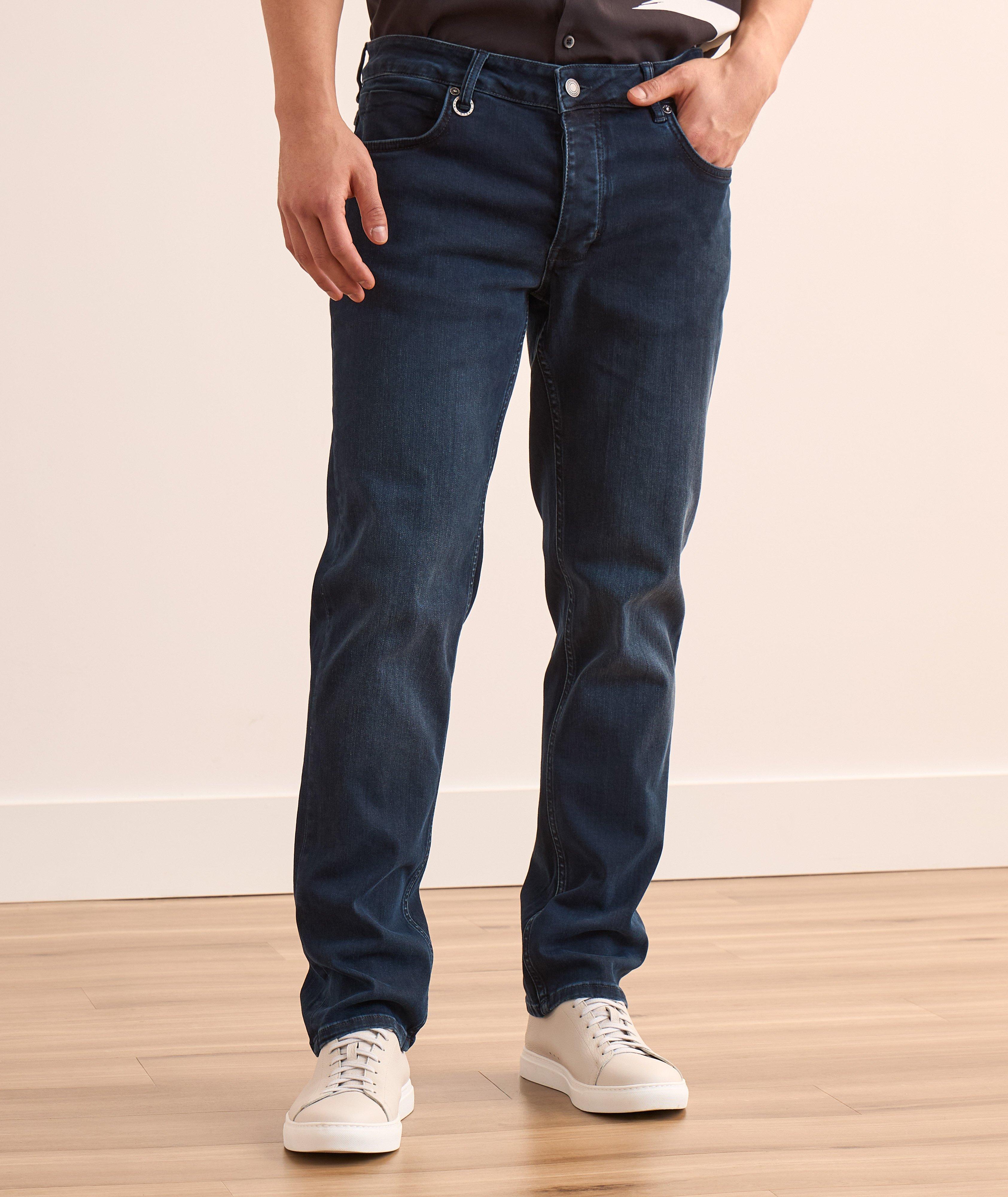 Lou Straight-Fit Stretch-Cotton Jeans image 2