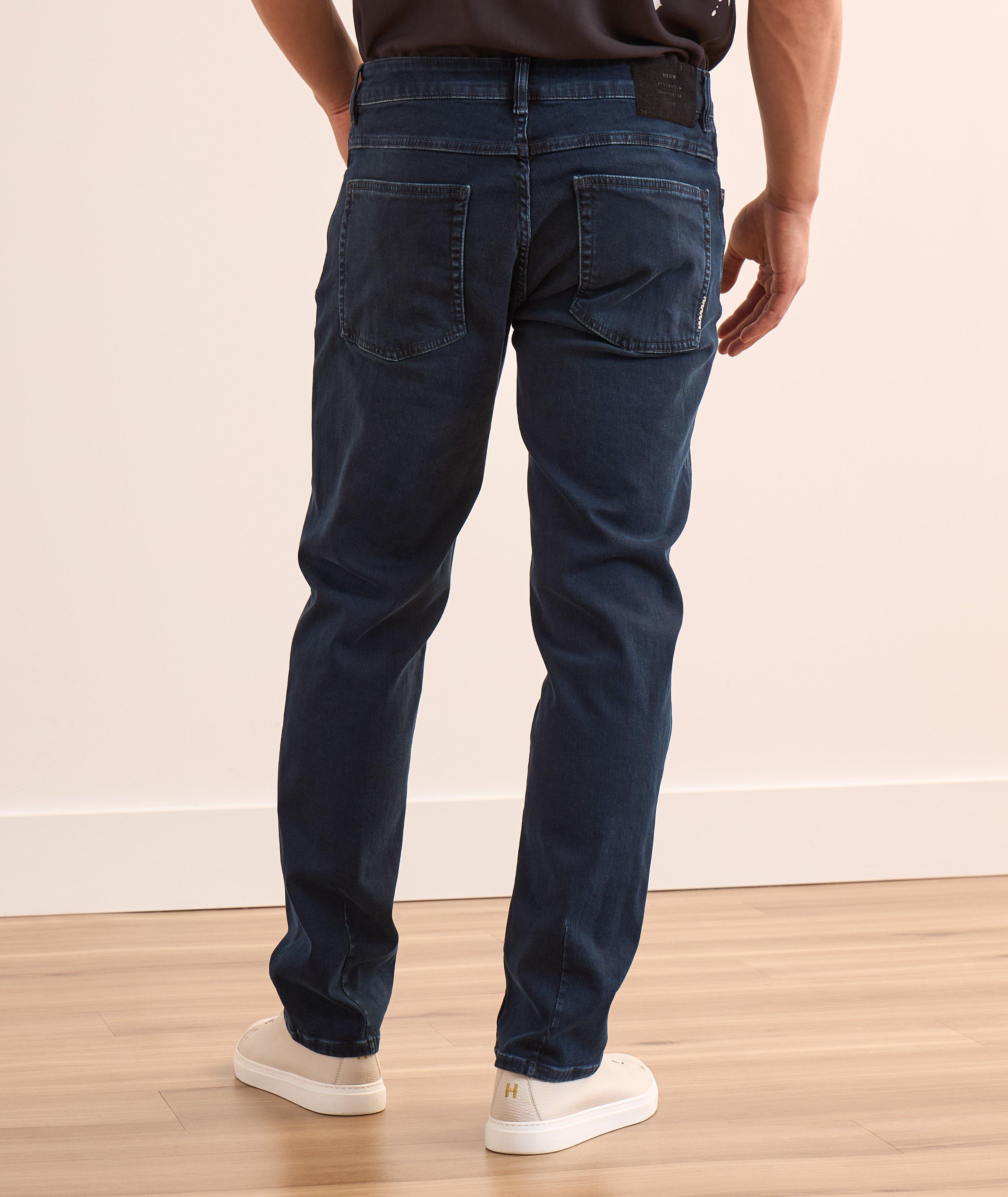 Lou Straight-Fit Stretch-Cotton Jeans image 3