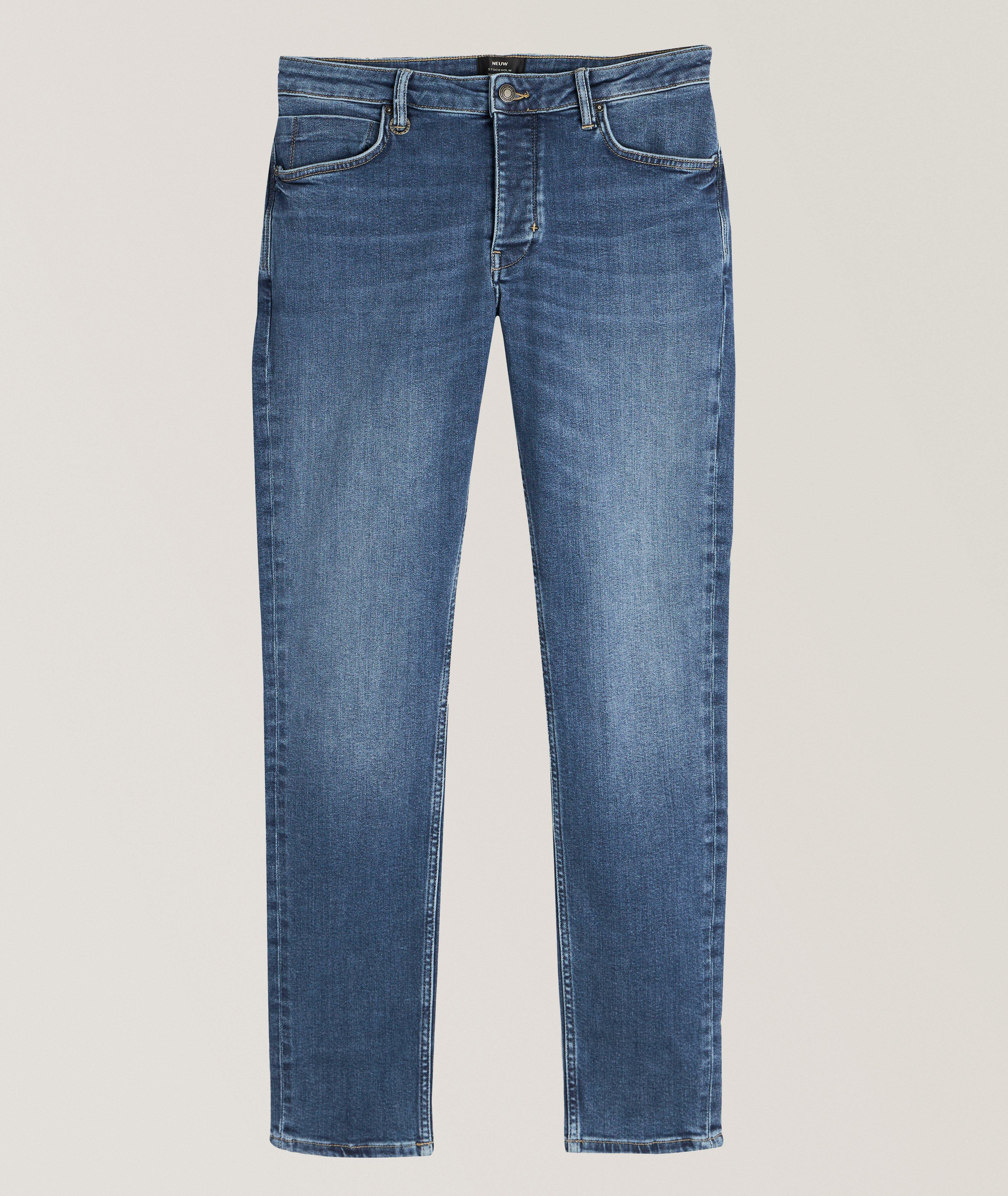 Lou Slim-Fit Stretch-Cotton Jeans image 0