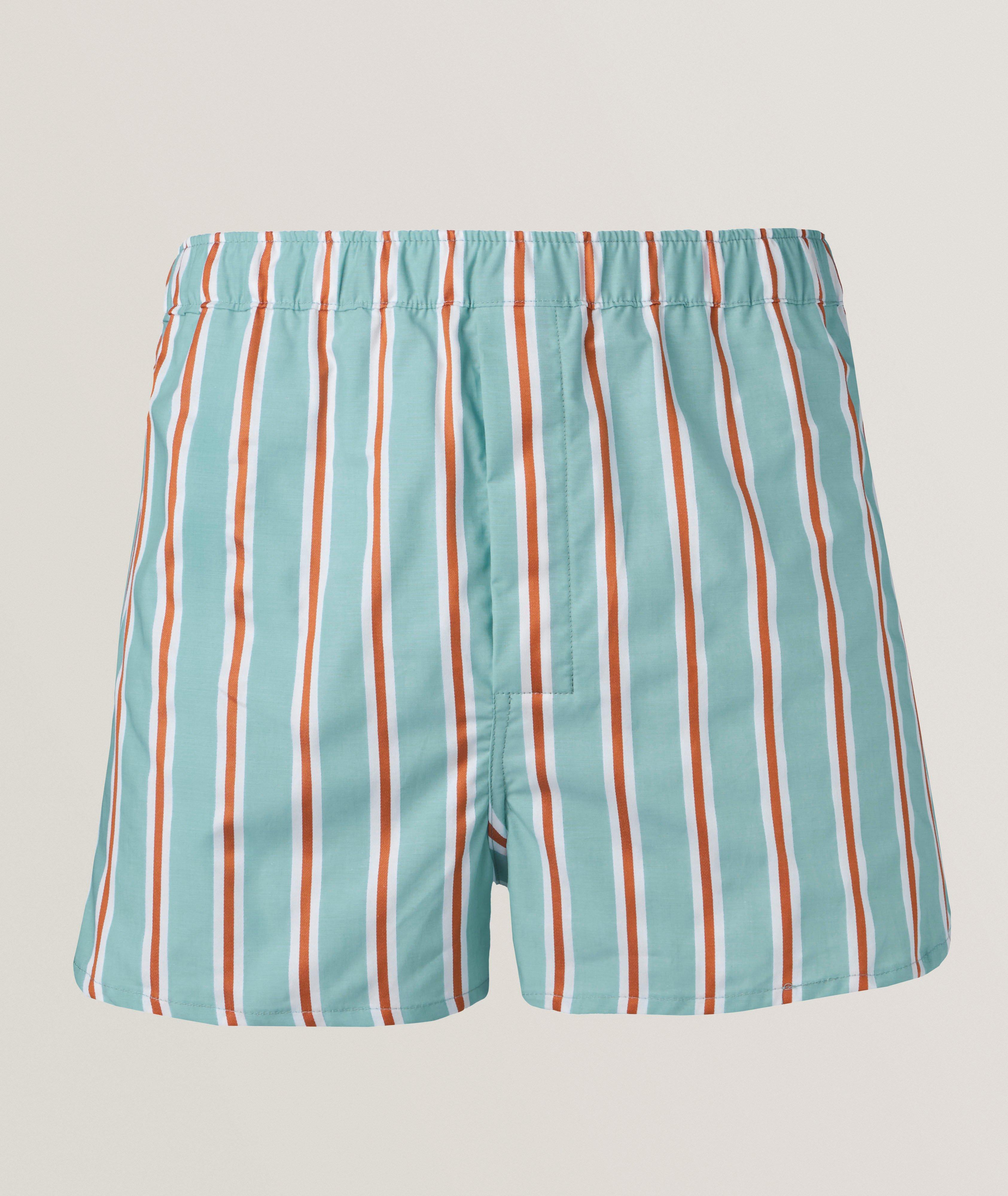 Modern-Fit Stripe Cotton Boxer image 0