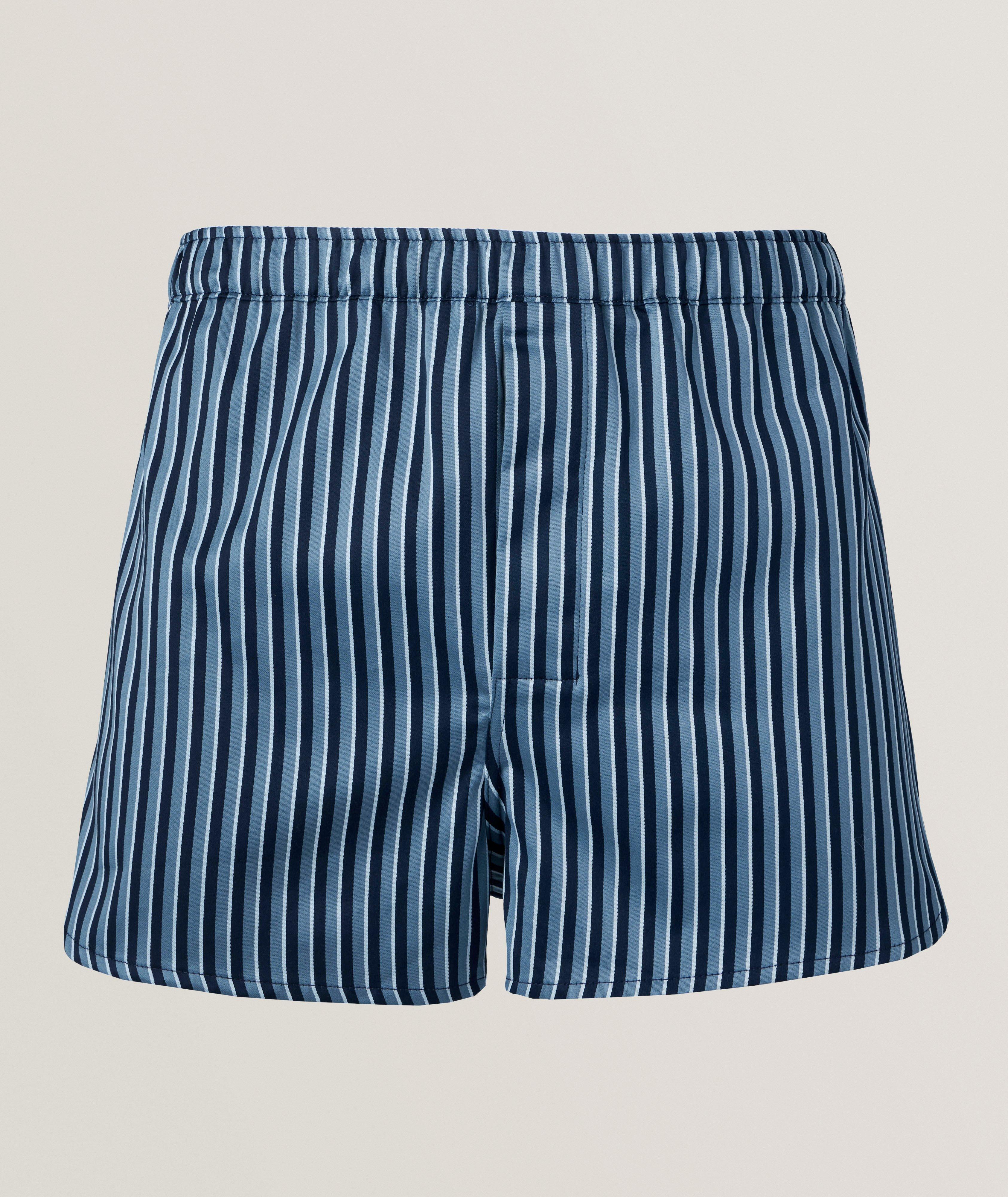 Modern-Fit Stripe Cotton Boxer image 0