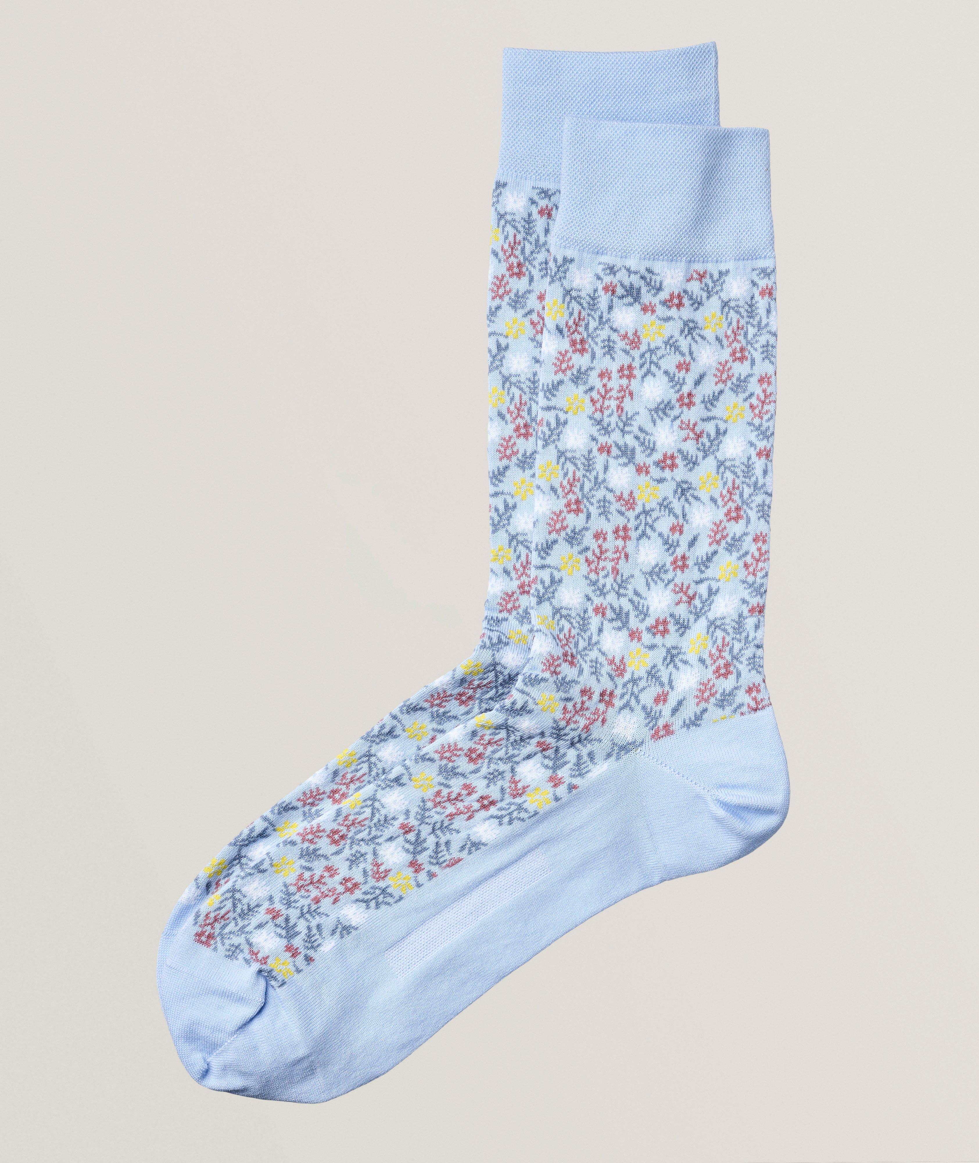 Garden Party Stretch-Cotton Socks  image 0