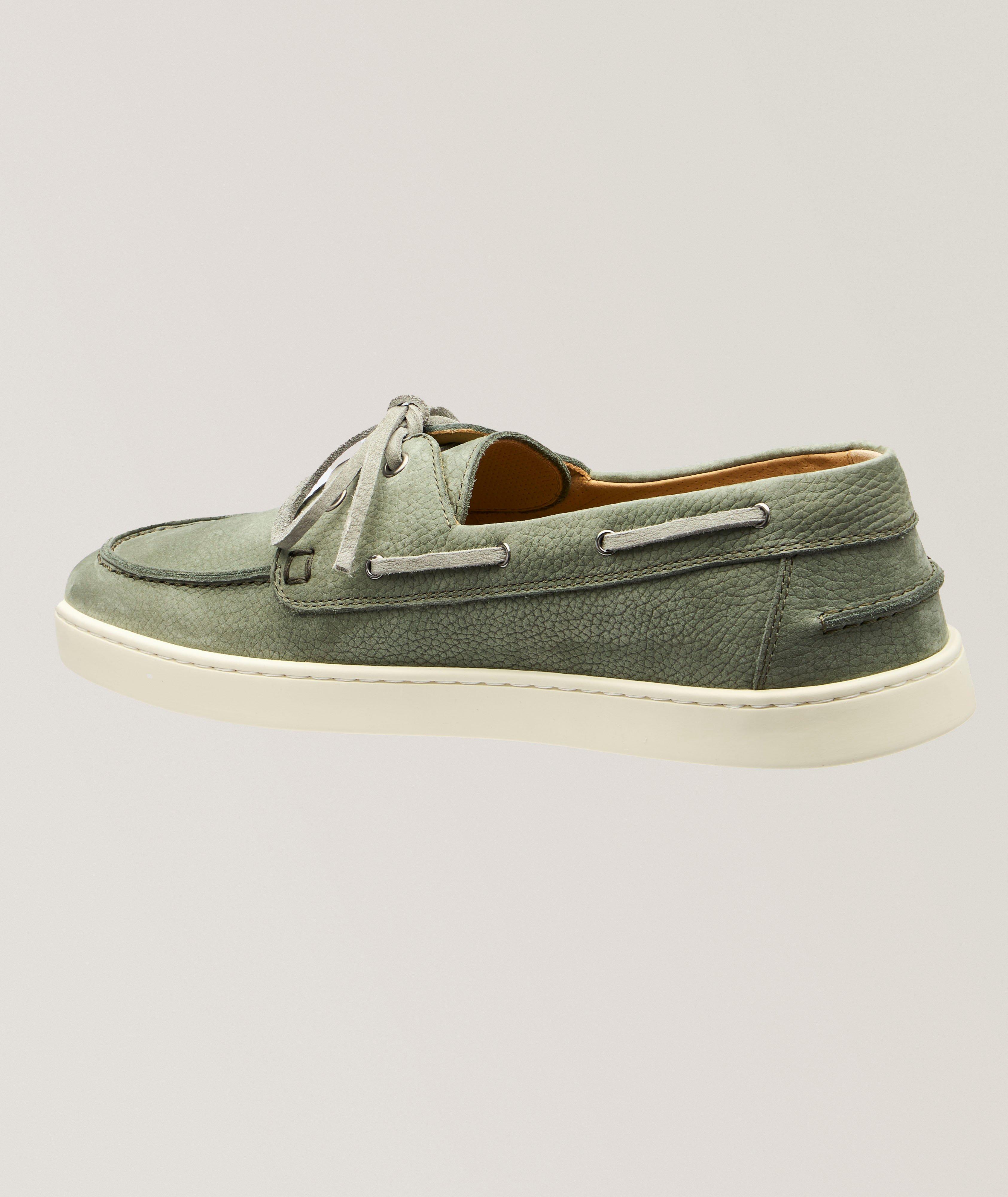 Yacht Nubuck Leather Loafers image 1