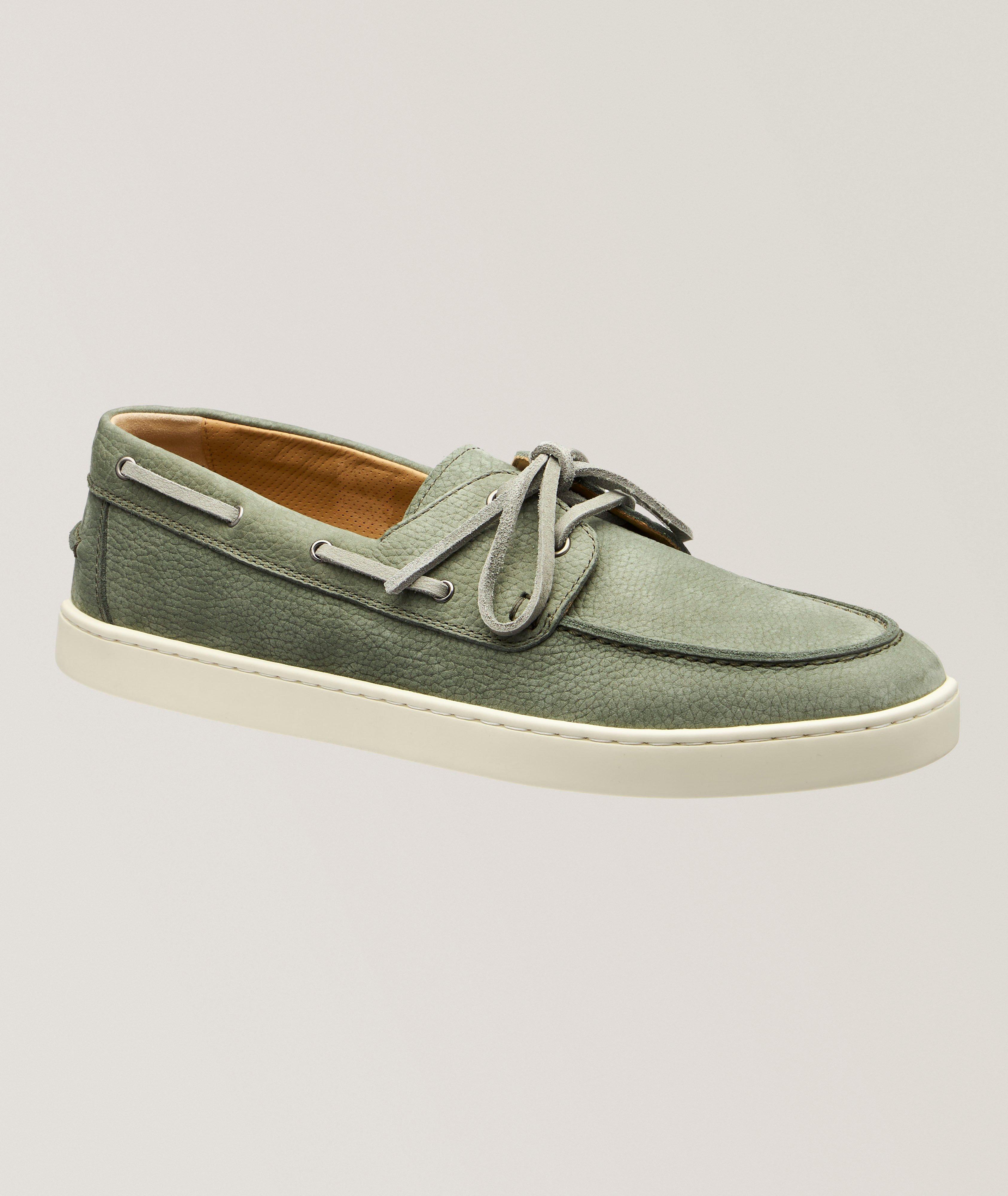 Yacht Nubuck Leather Loafers image 0