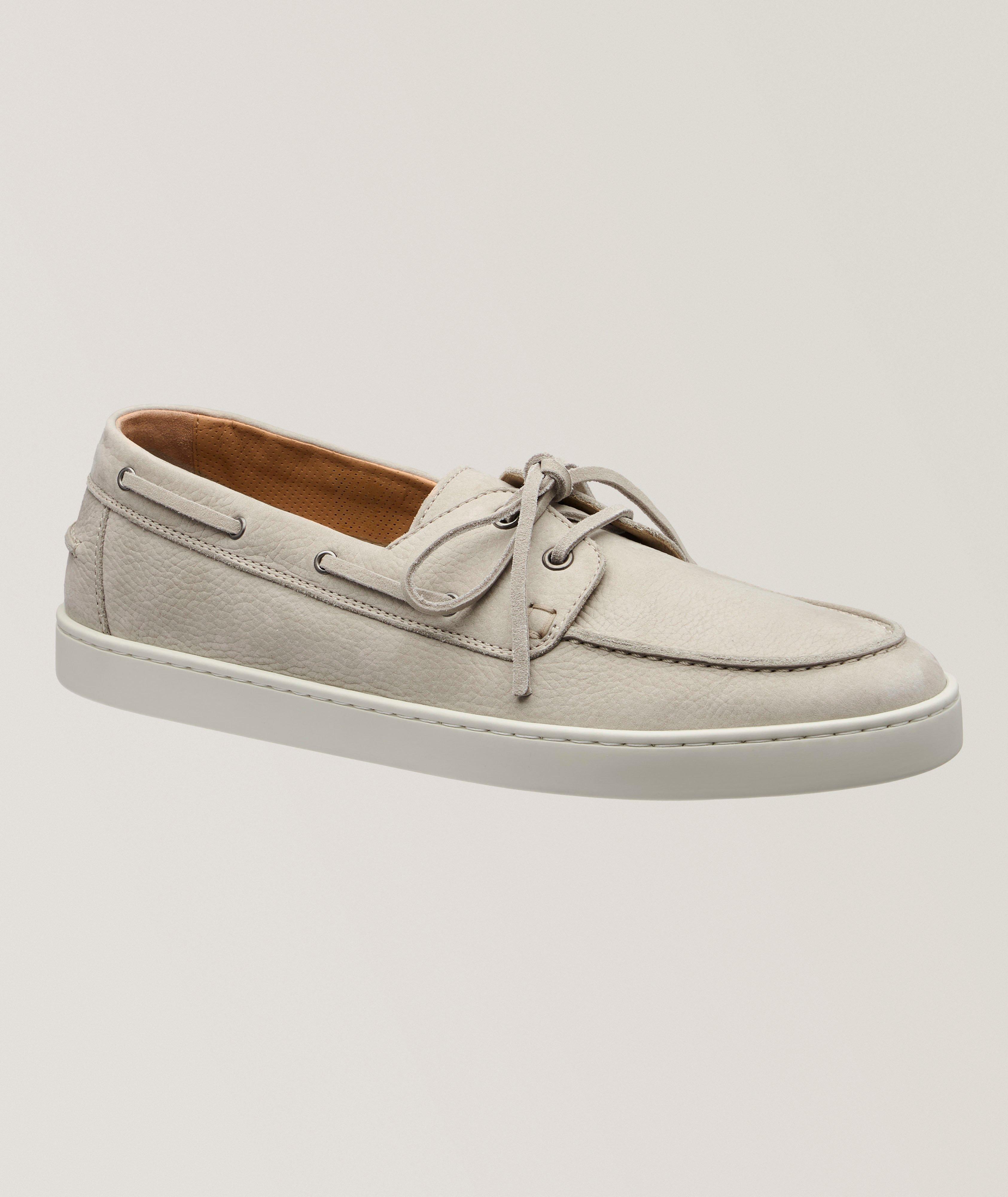 Yacht Nubuck Leather Loafers image 0