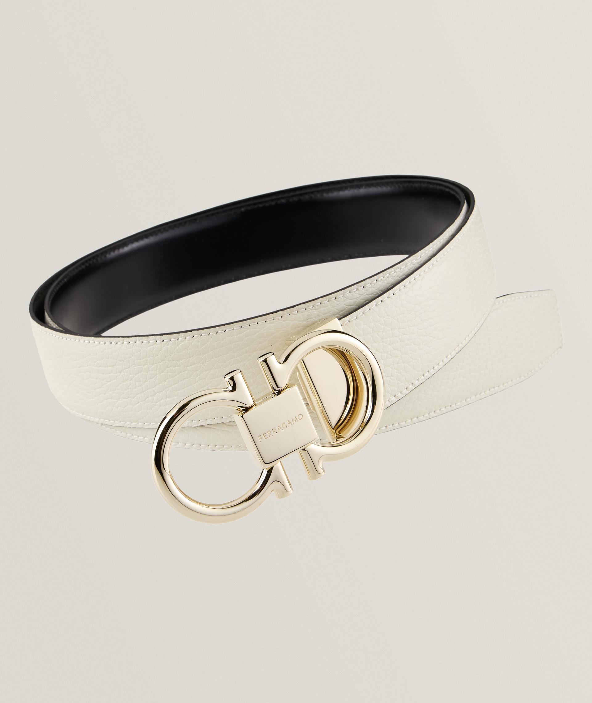 Ceinture réversible en cuir à boucle Gancio image 0
