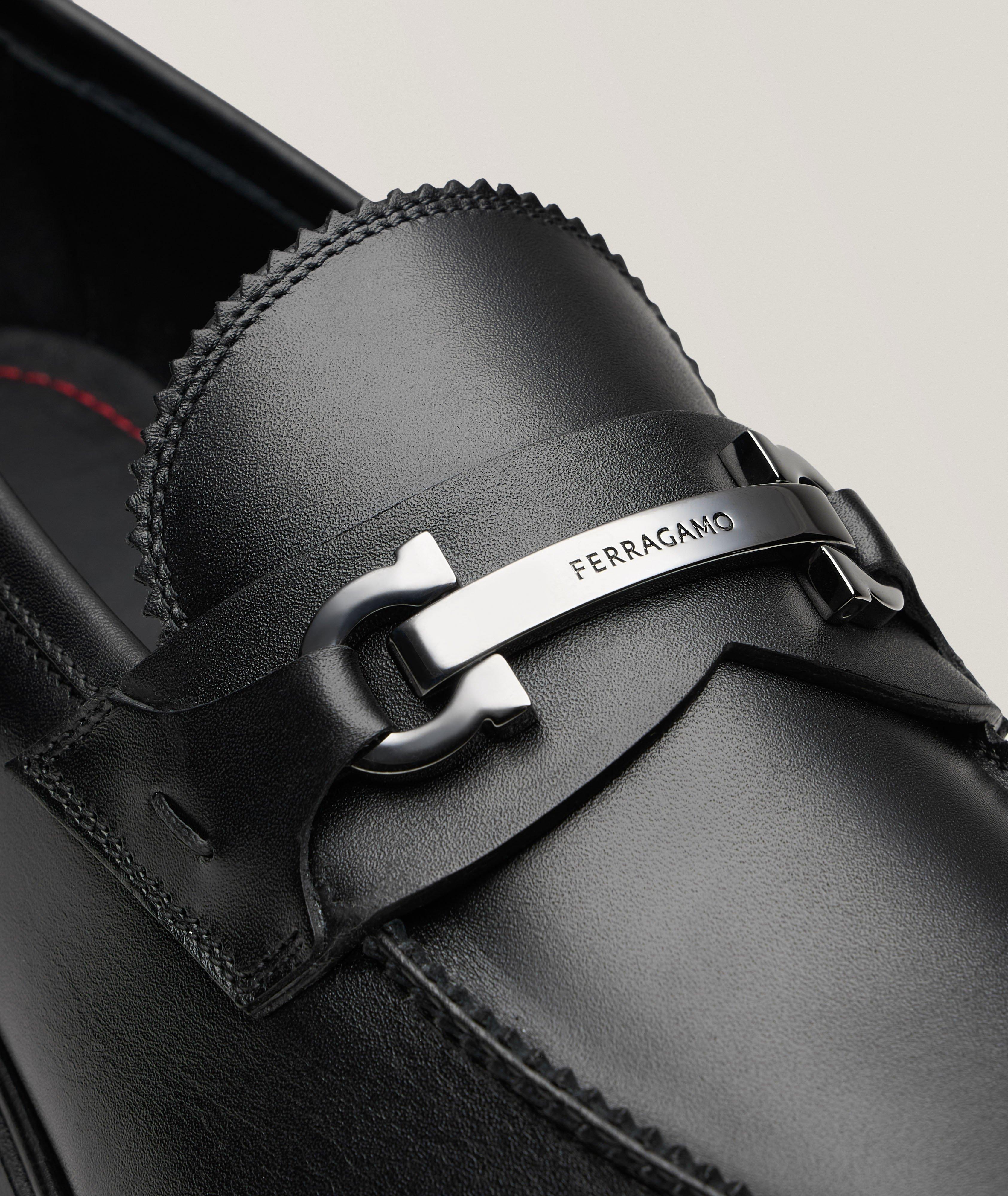 Bentley Double Gancio Leather Loafers