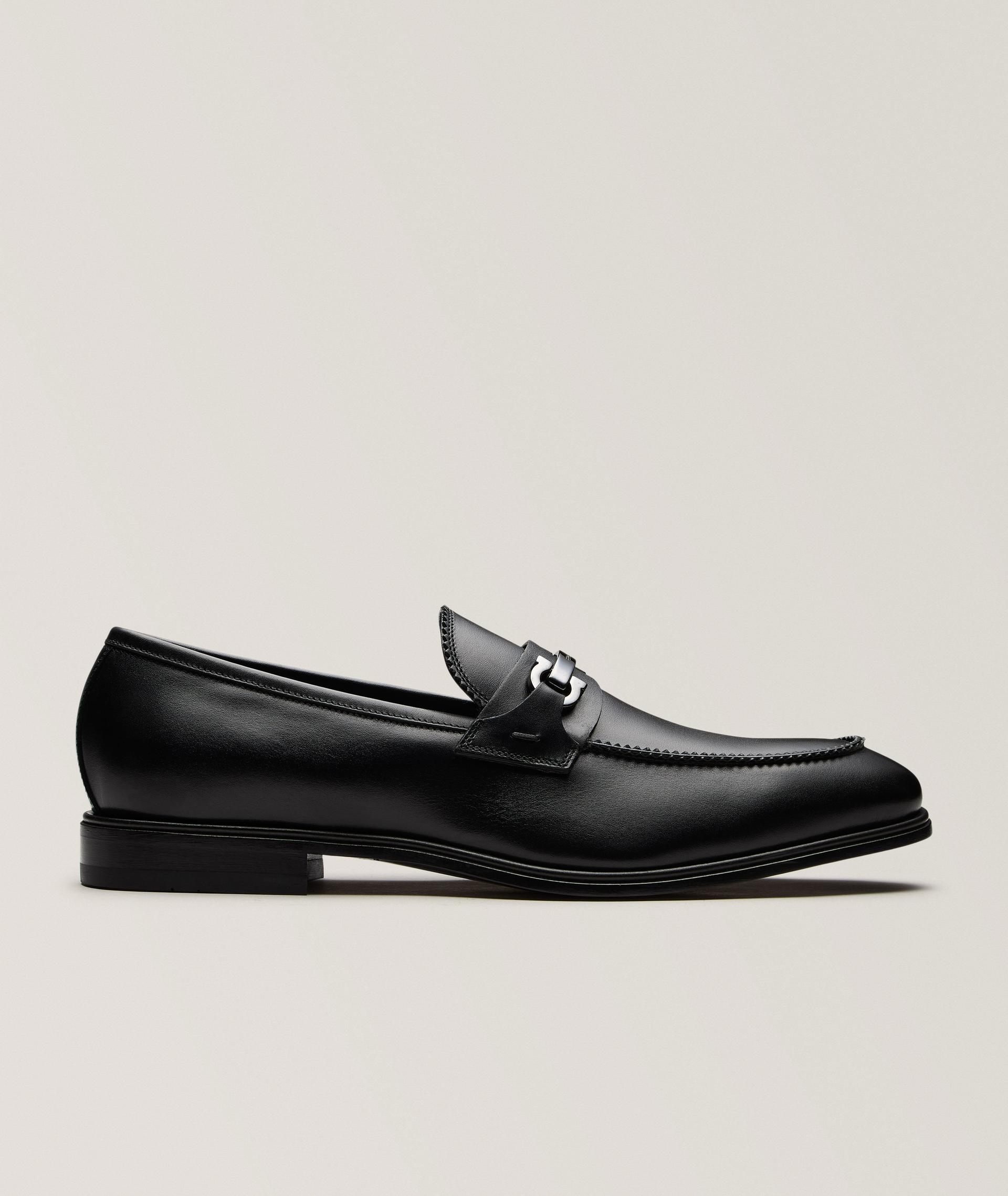 Flâneur Bentley en cuir avec logo Gancio double image 0