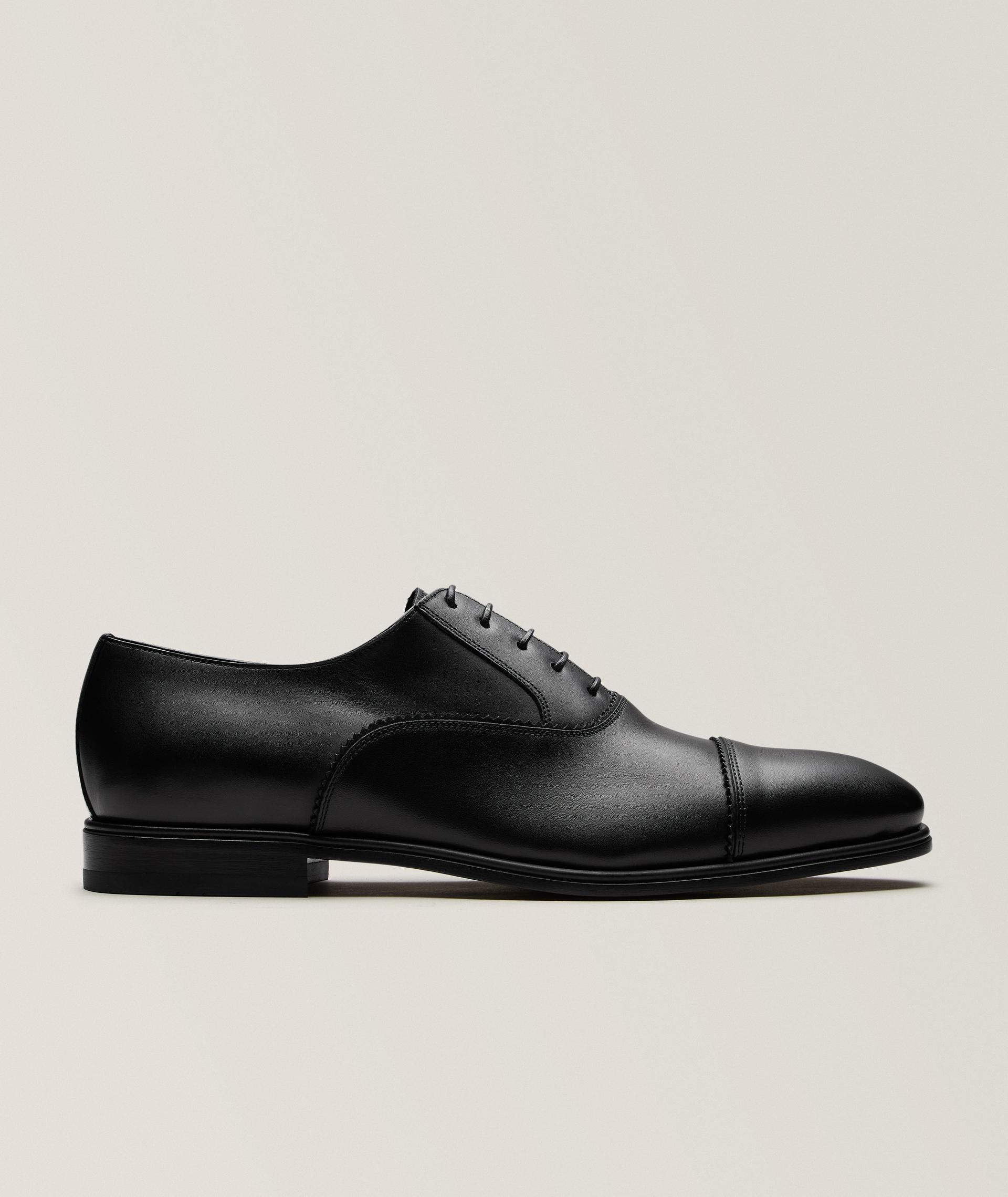 Boston Leather Cap-Toe Oxfords image 0