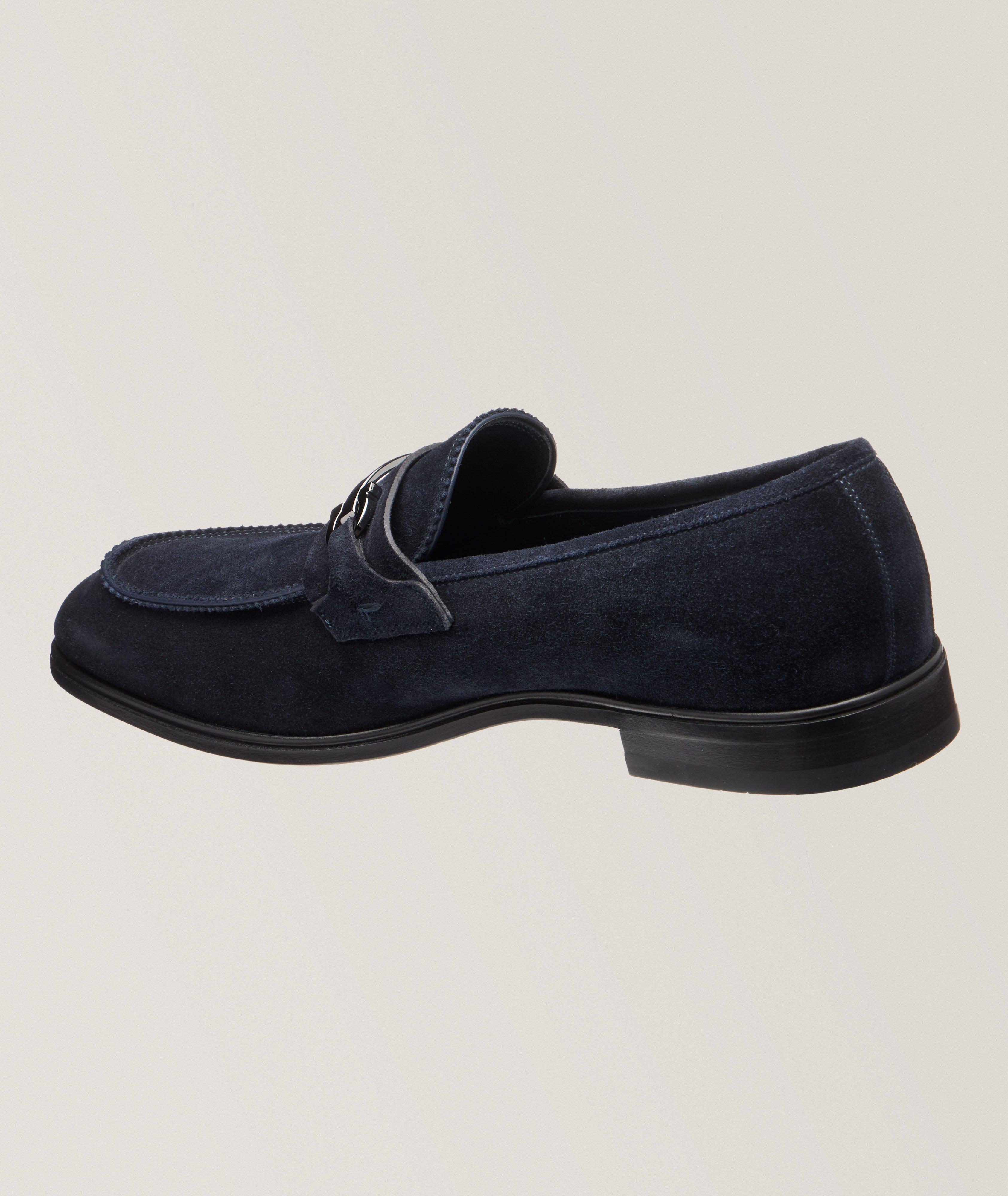 Bentley Double Gancio Suede Loafers image 1