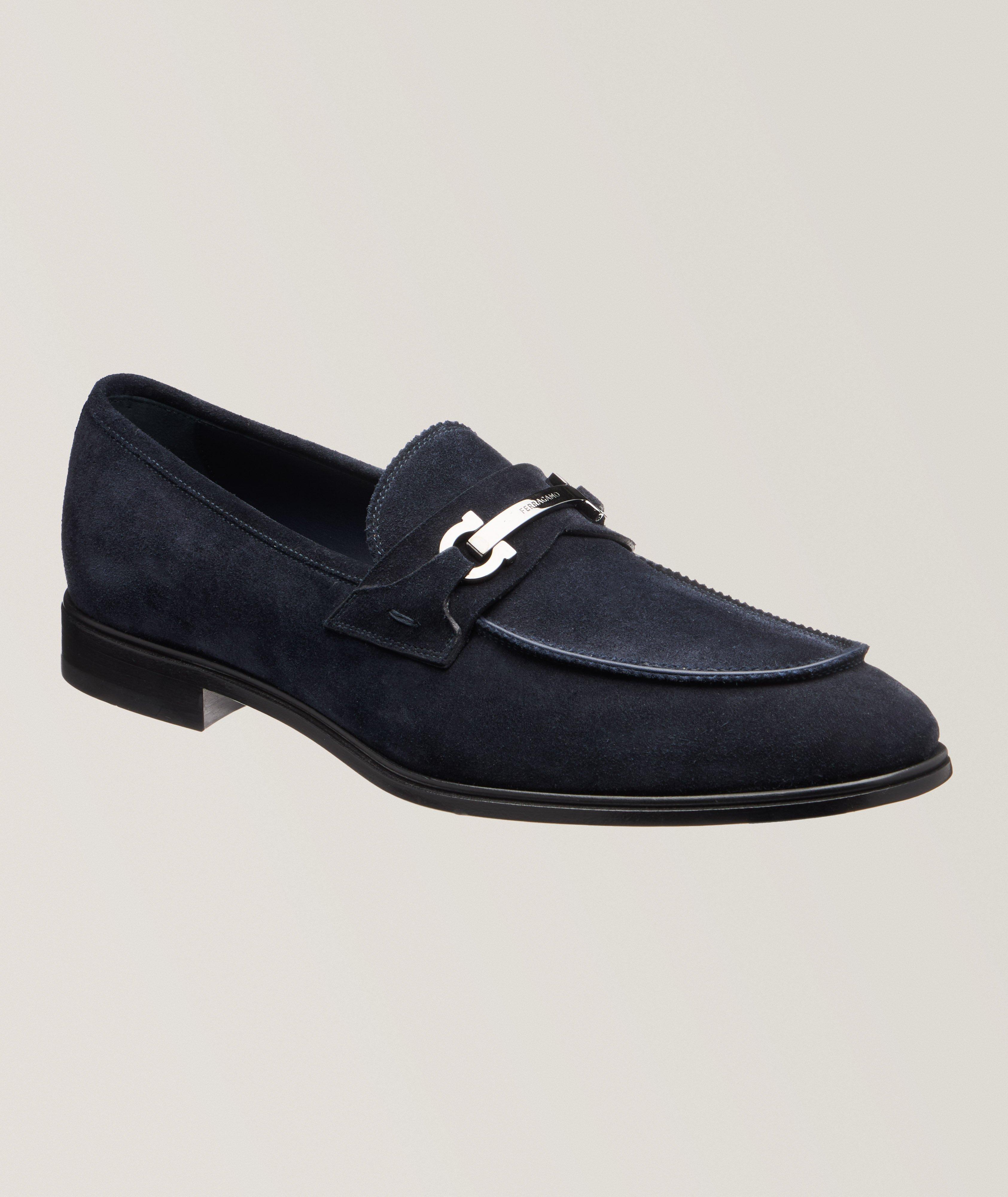 Bentley Double Gancio Suede Loafers image 0