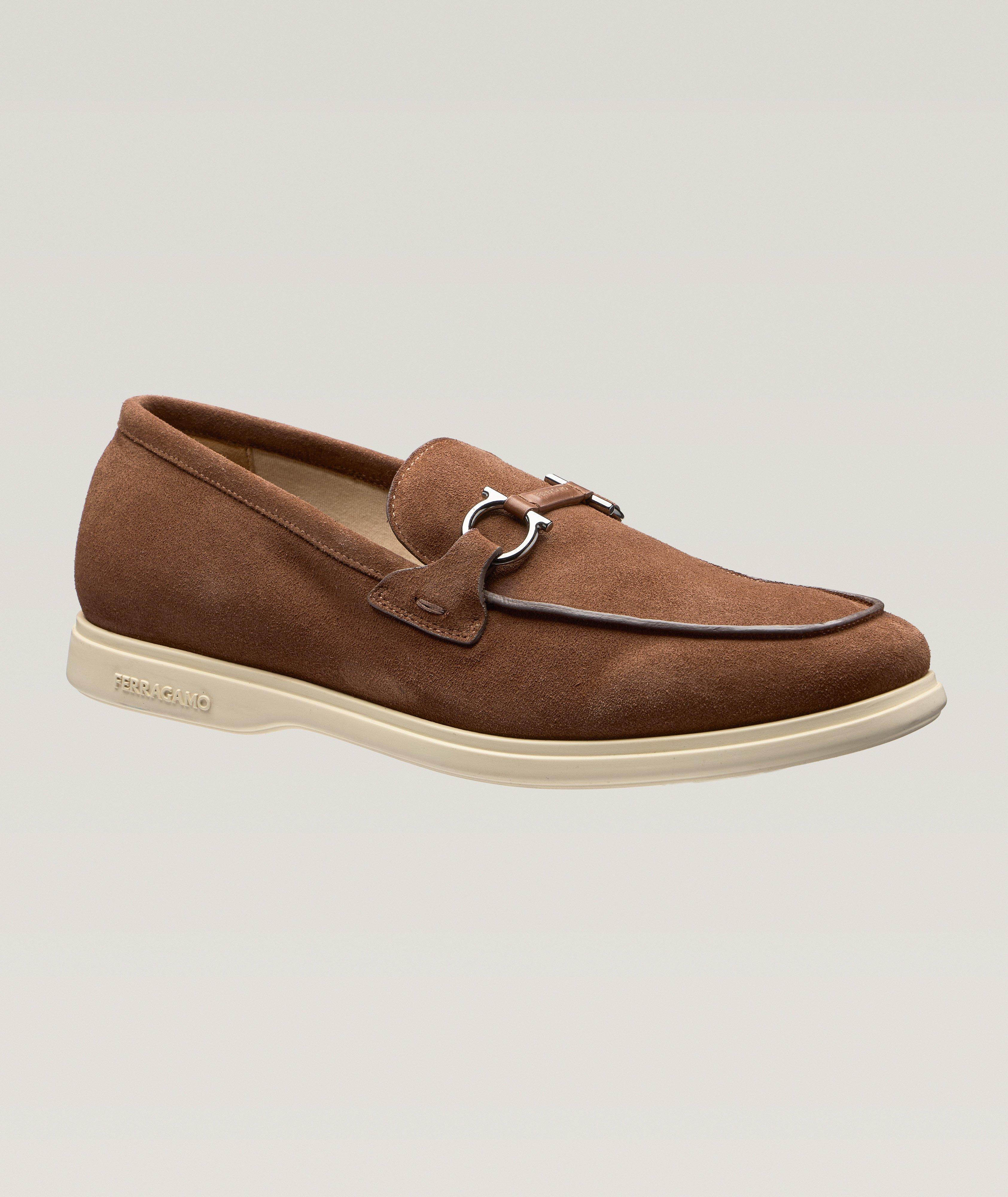 Cosimo Suede Double Gancio Loafers image 0