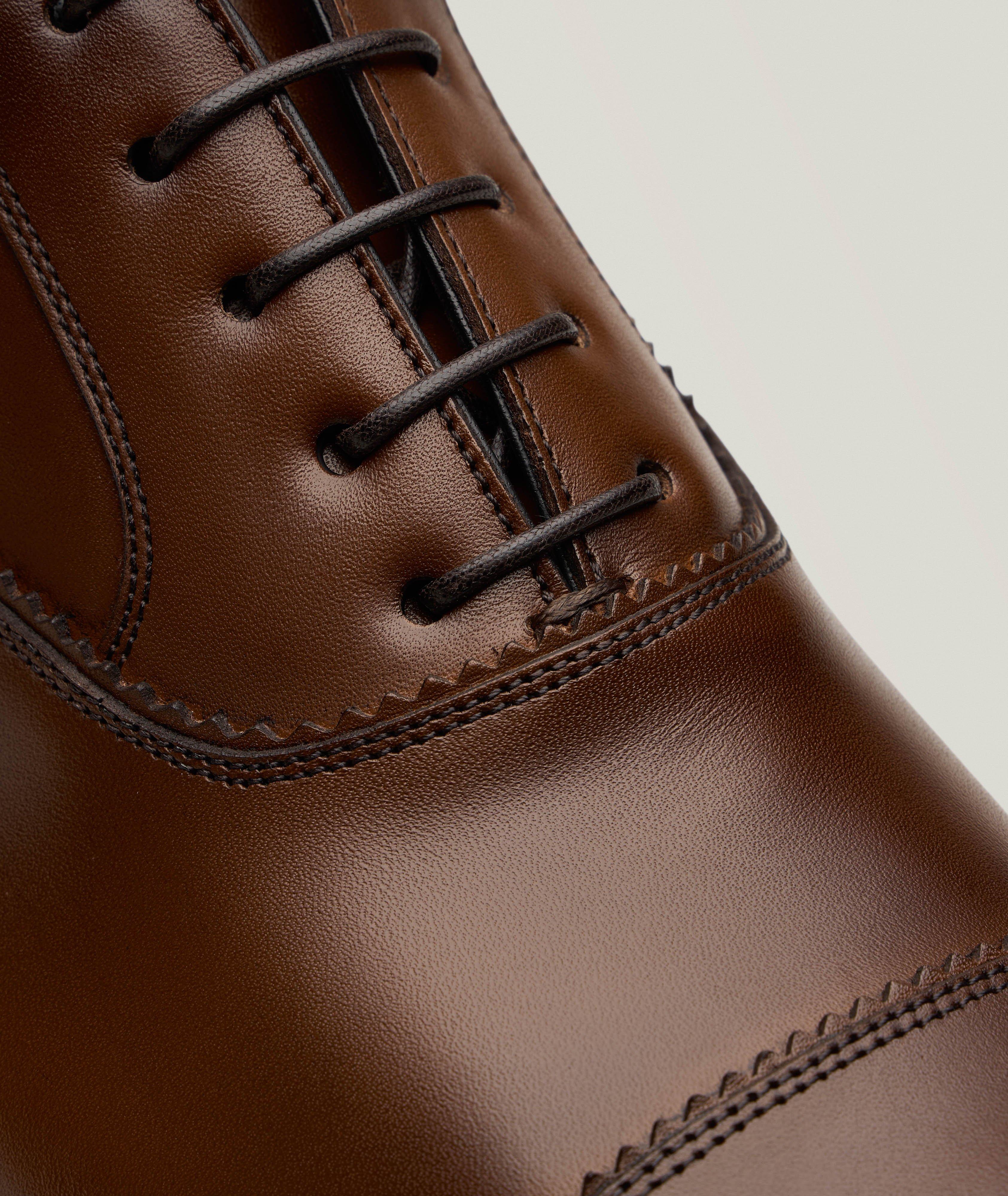 Boston Burnished Leather Cap-Toe Oxfords image 2