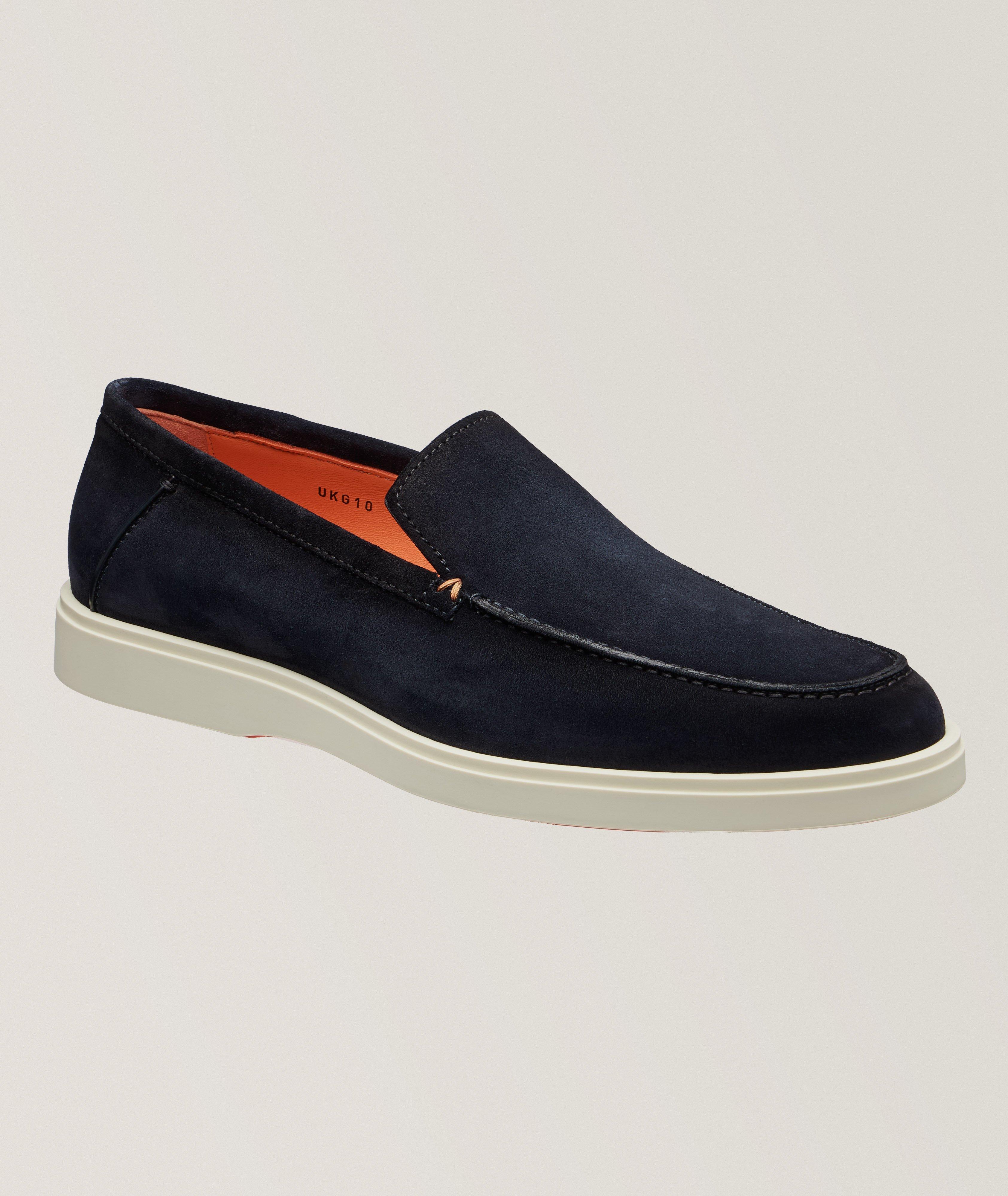 Santoni Suede Loafers