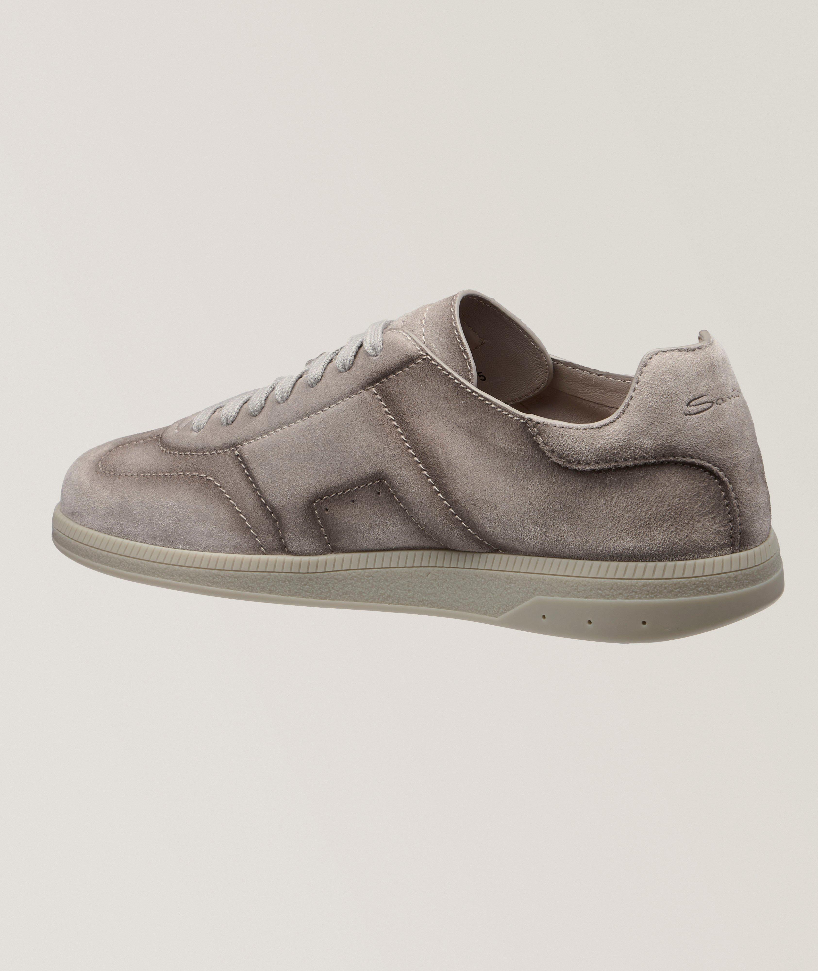 Chaussure sport de style rétro en suède image 1