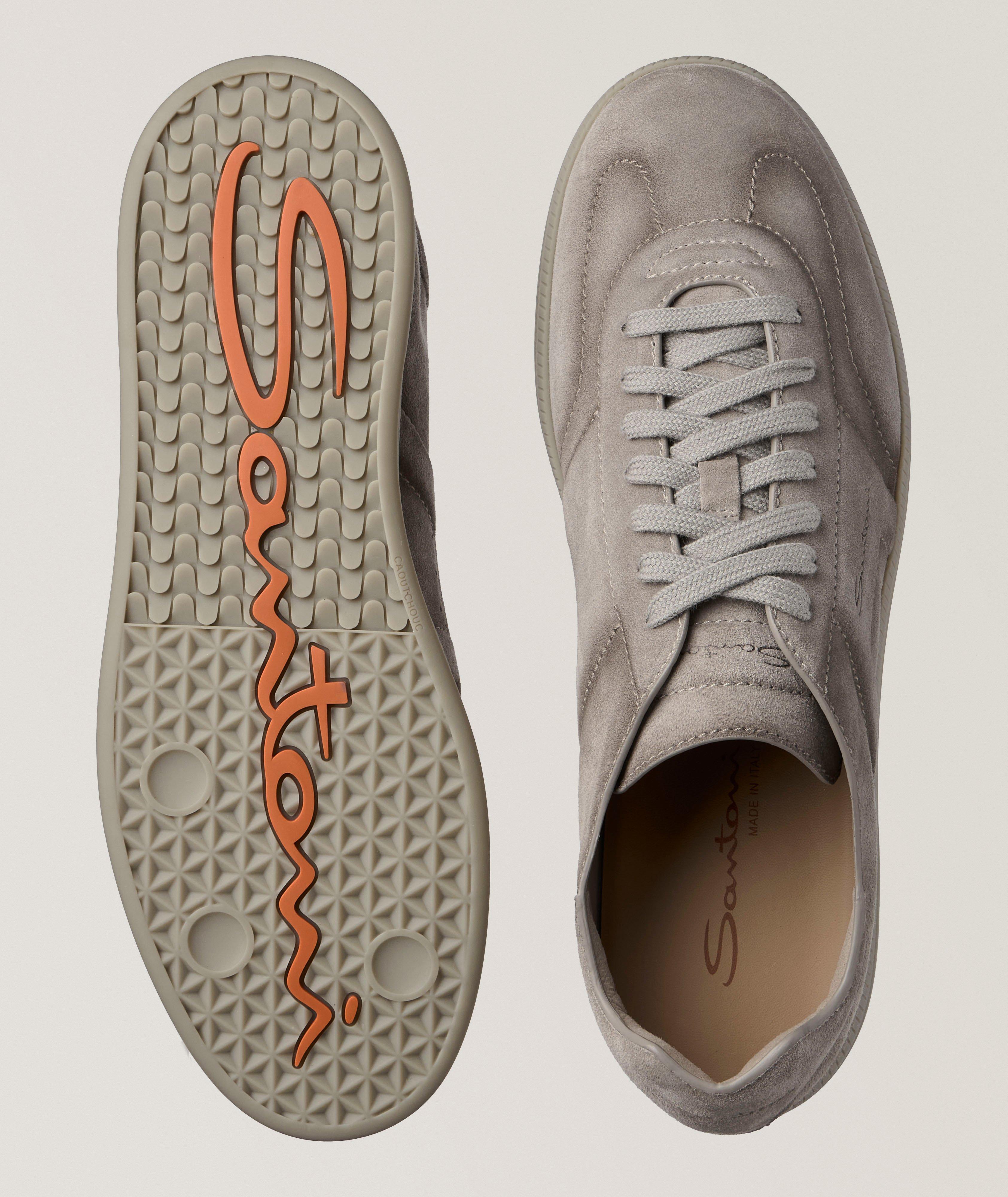Chaussure sport de style rétro en suède image 2