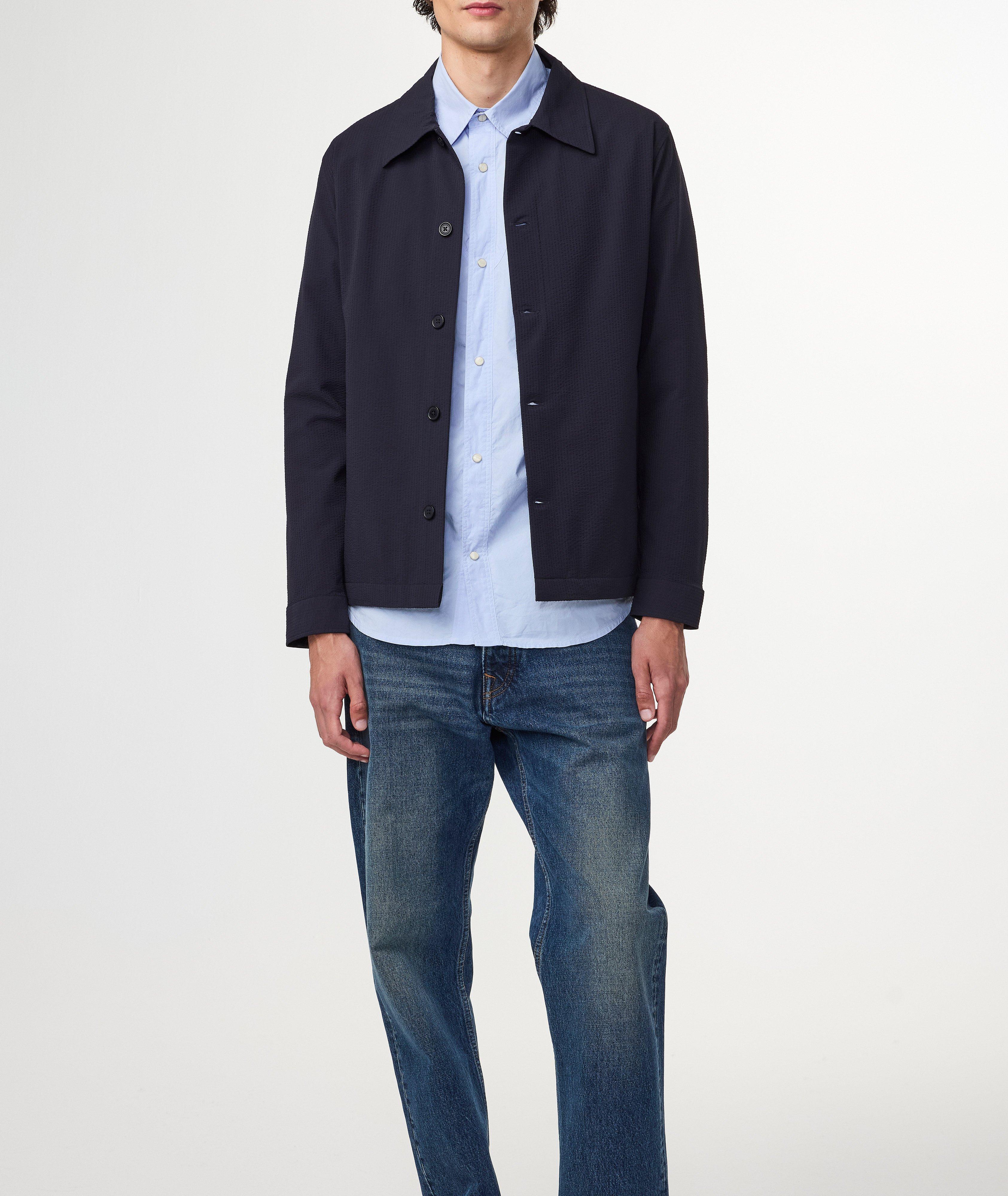 Zander Hybrid Seersucker Overshirt image 1