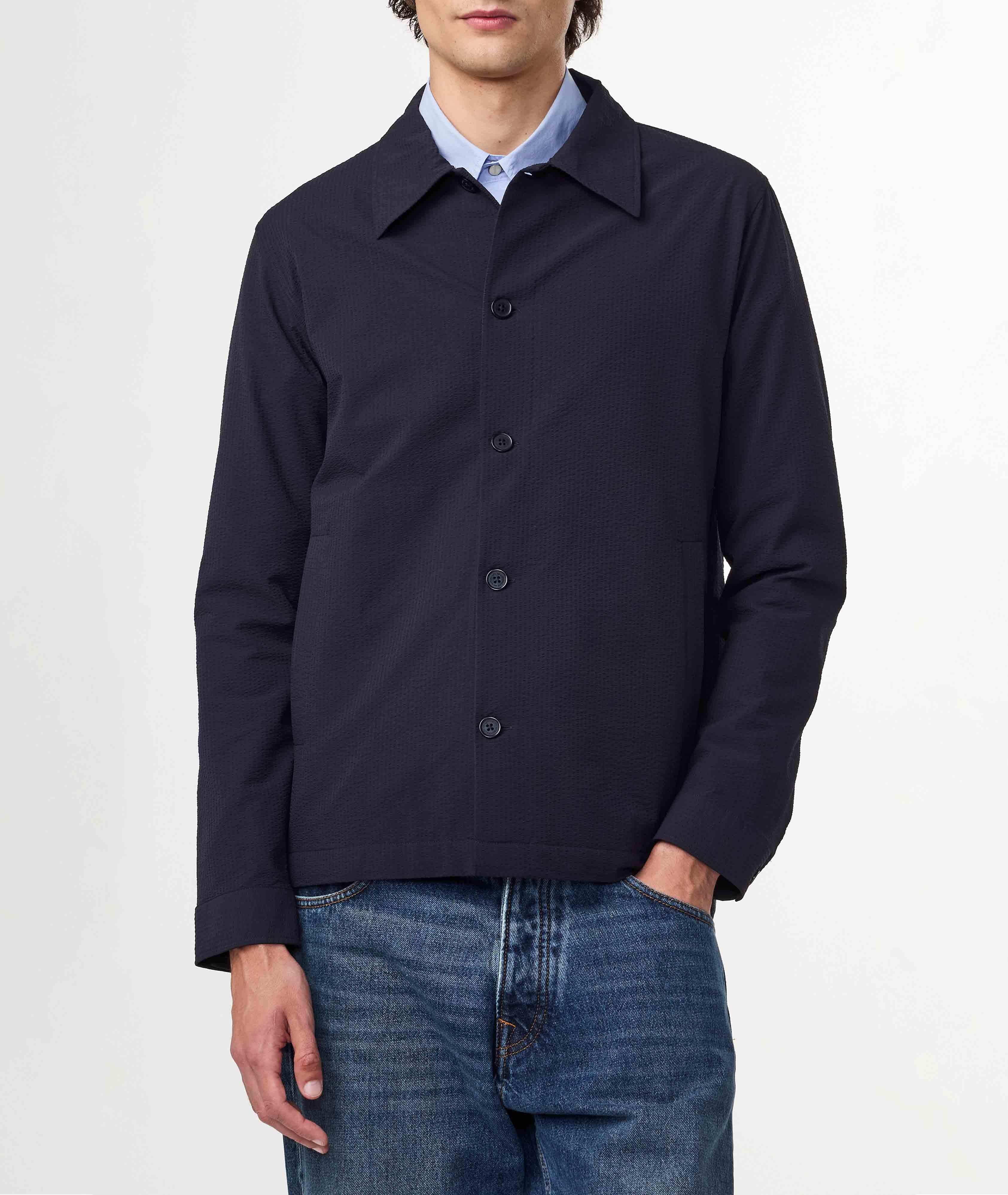 Zander Hybrid Seersucker Overshirt image 3