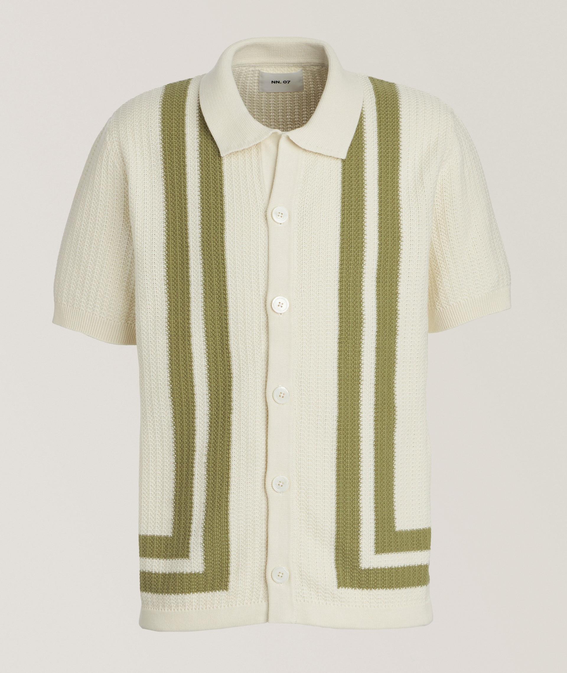 Chemise en tricot de coton biologique image 0