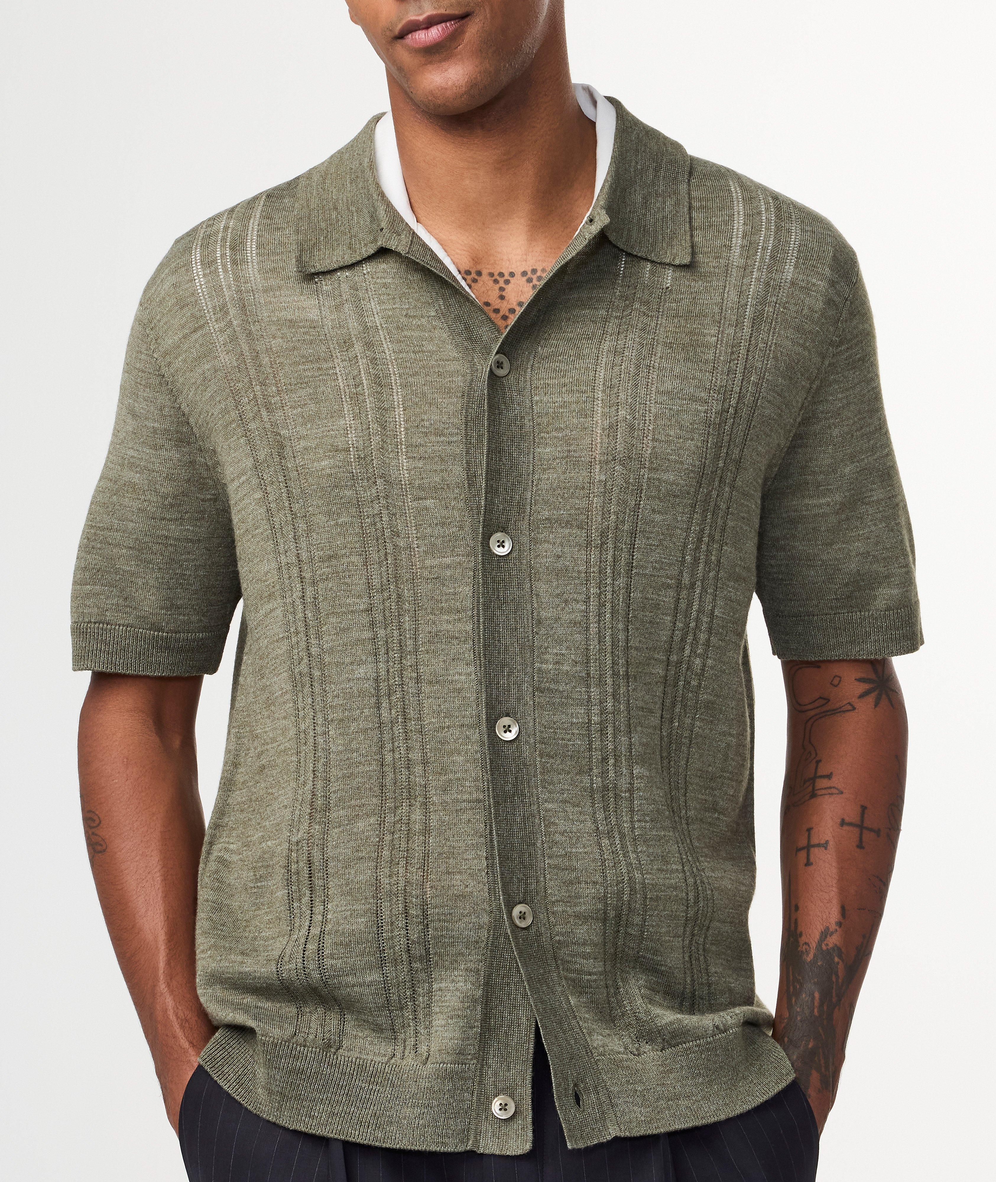 Thor Wool-Blend Rib Knit Cardigan image 3