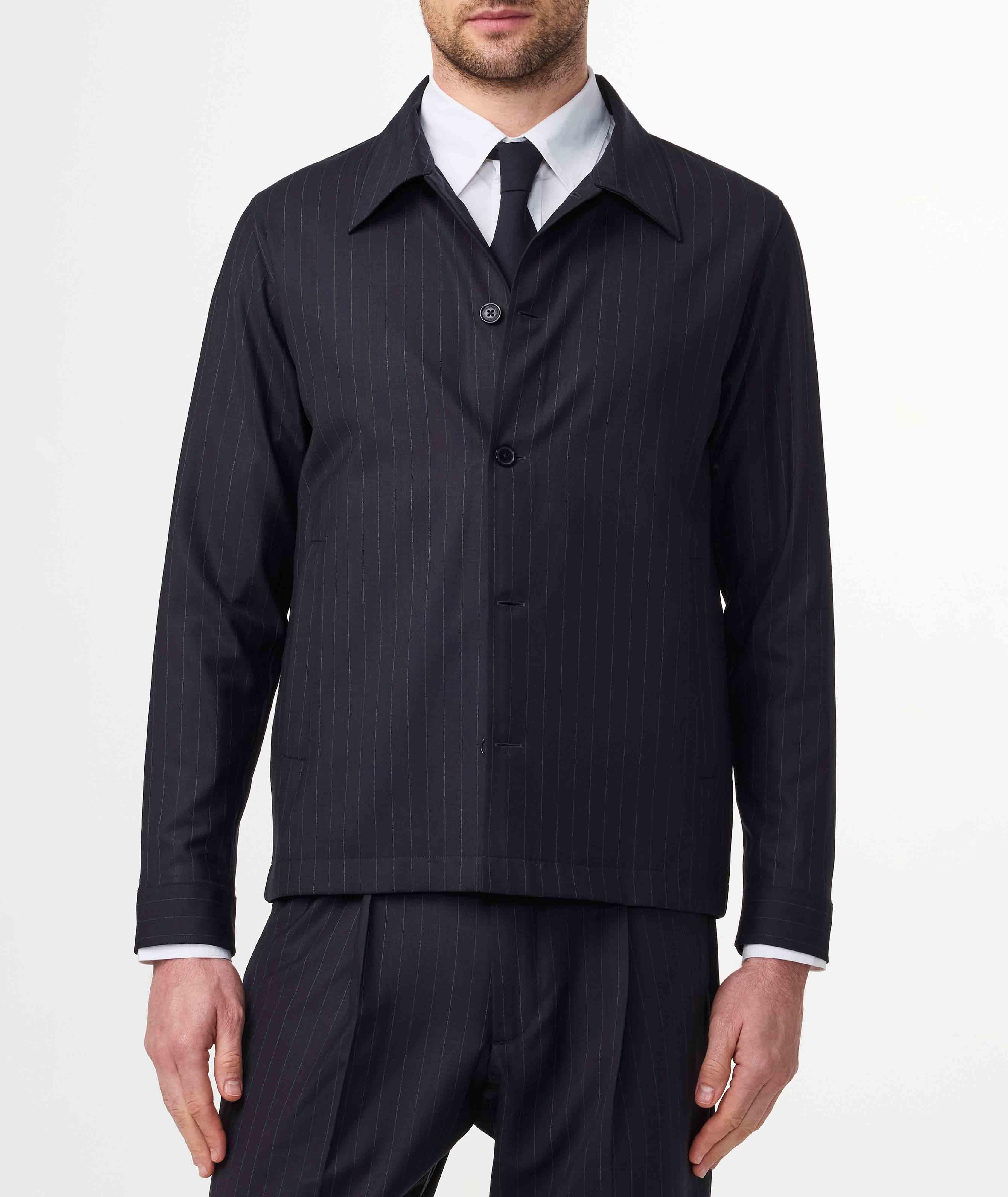 Zander Hybrid Striped Overshirt image 3