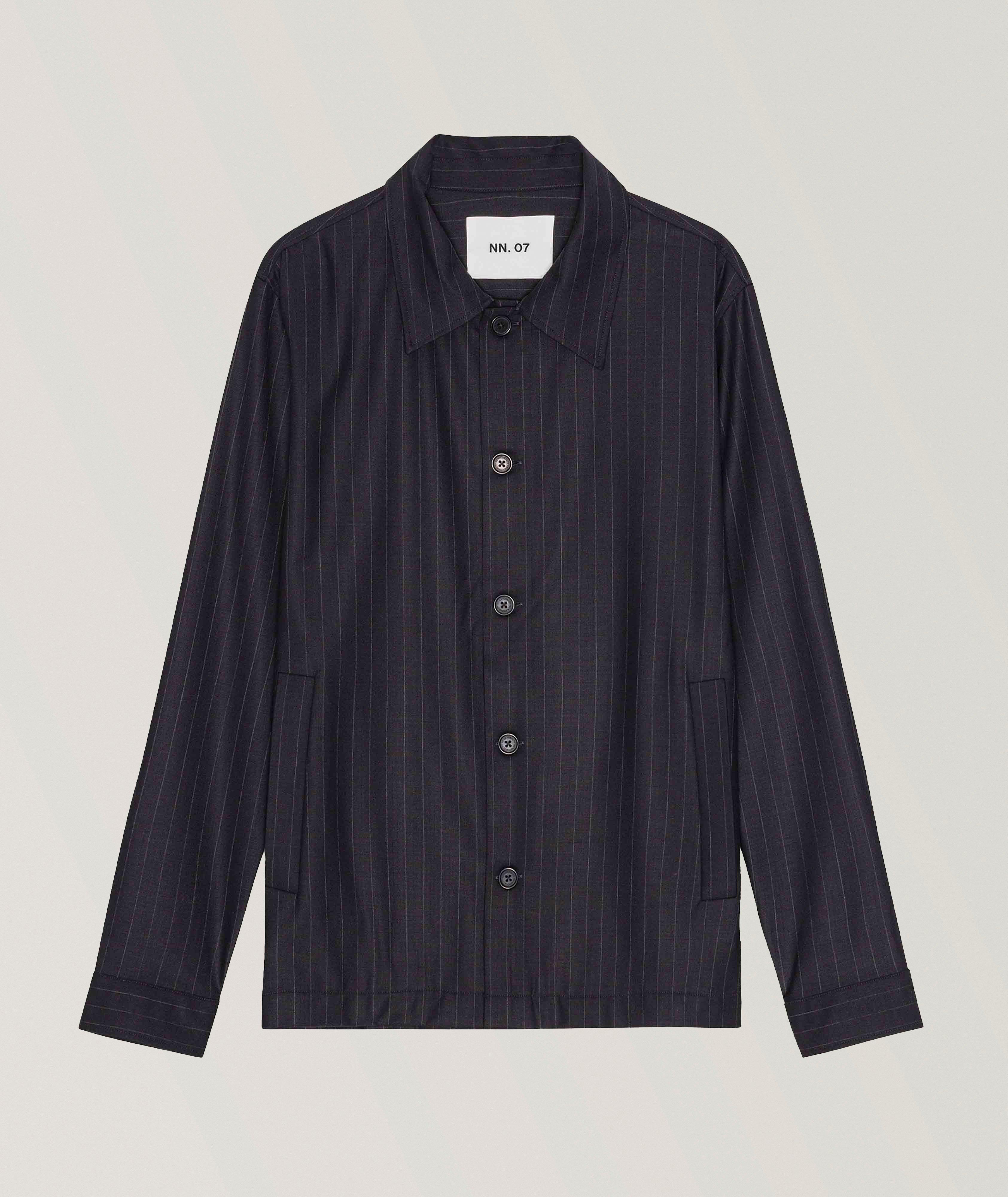 Zander Hybrid Striped Overshirt image 0