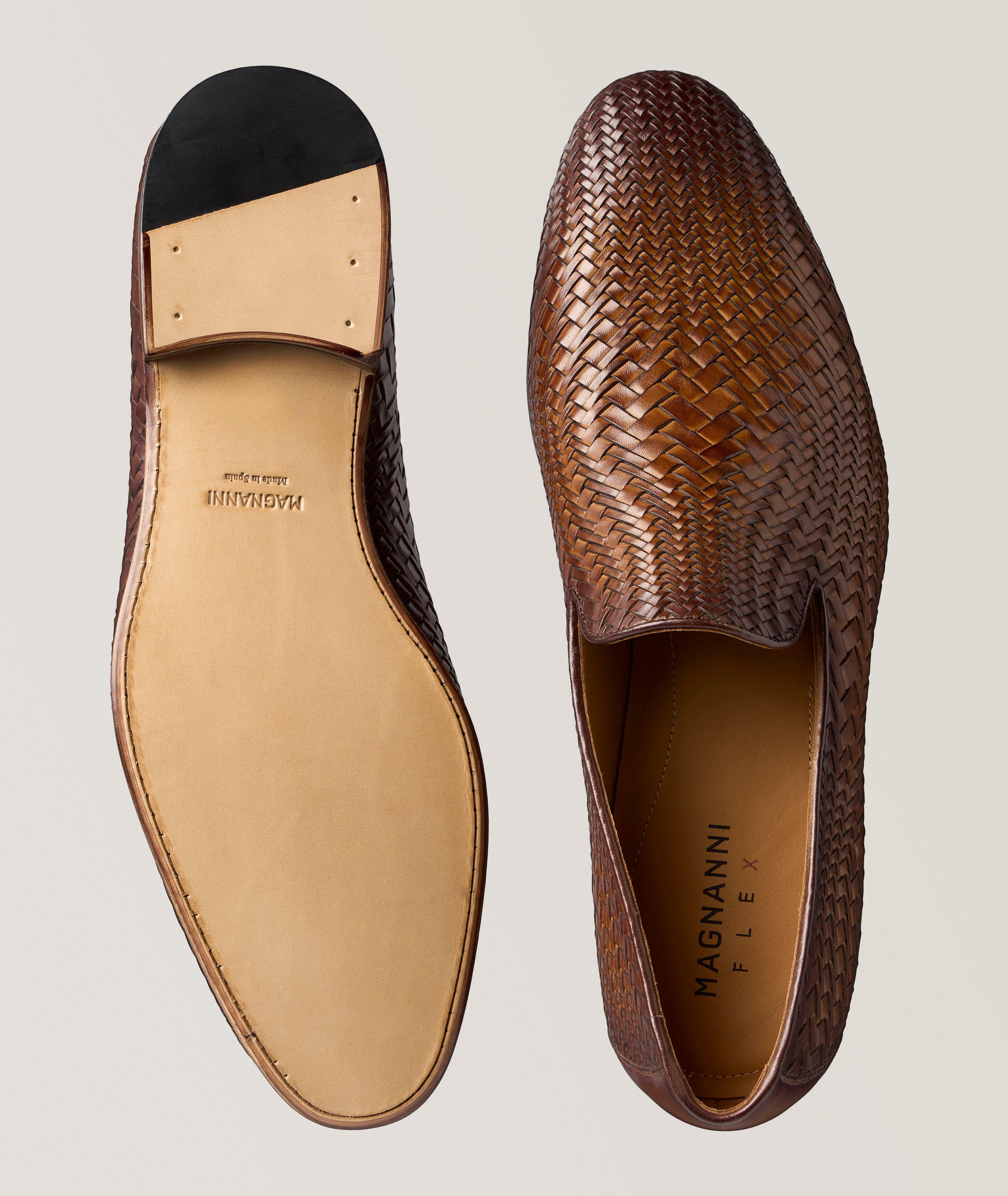 Venetian Woven Leather Loafers  image 2