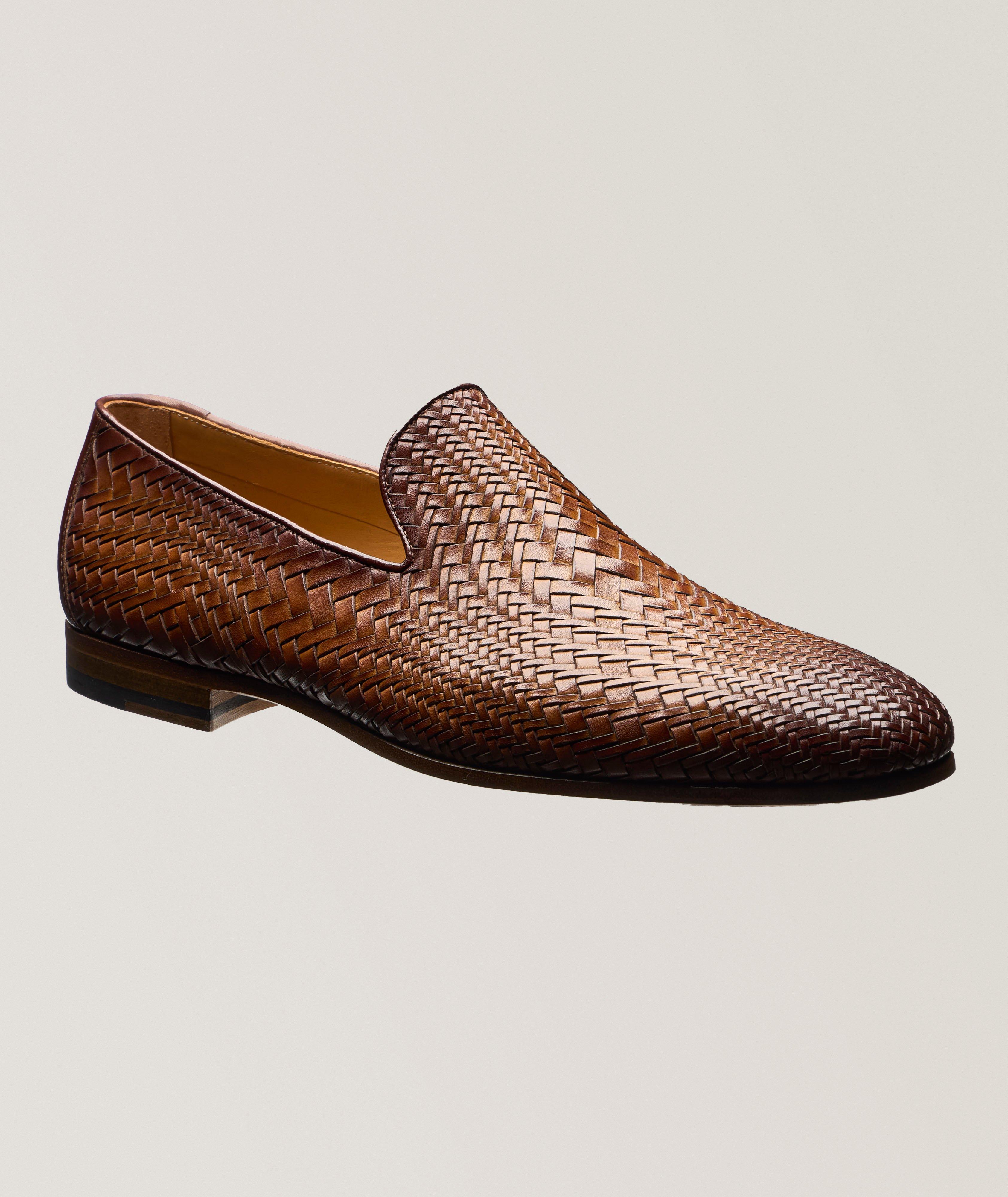 Venetian Woven Leather Loafers  image 0