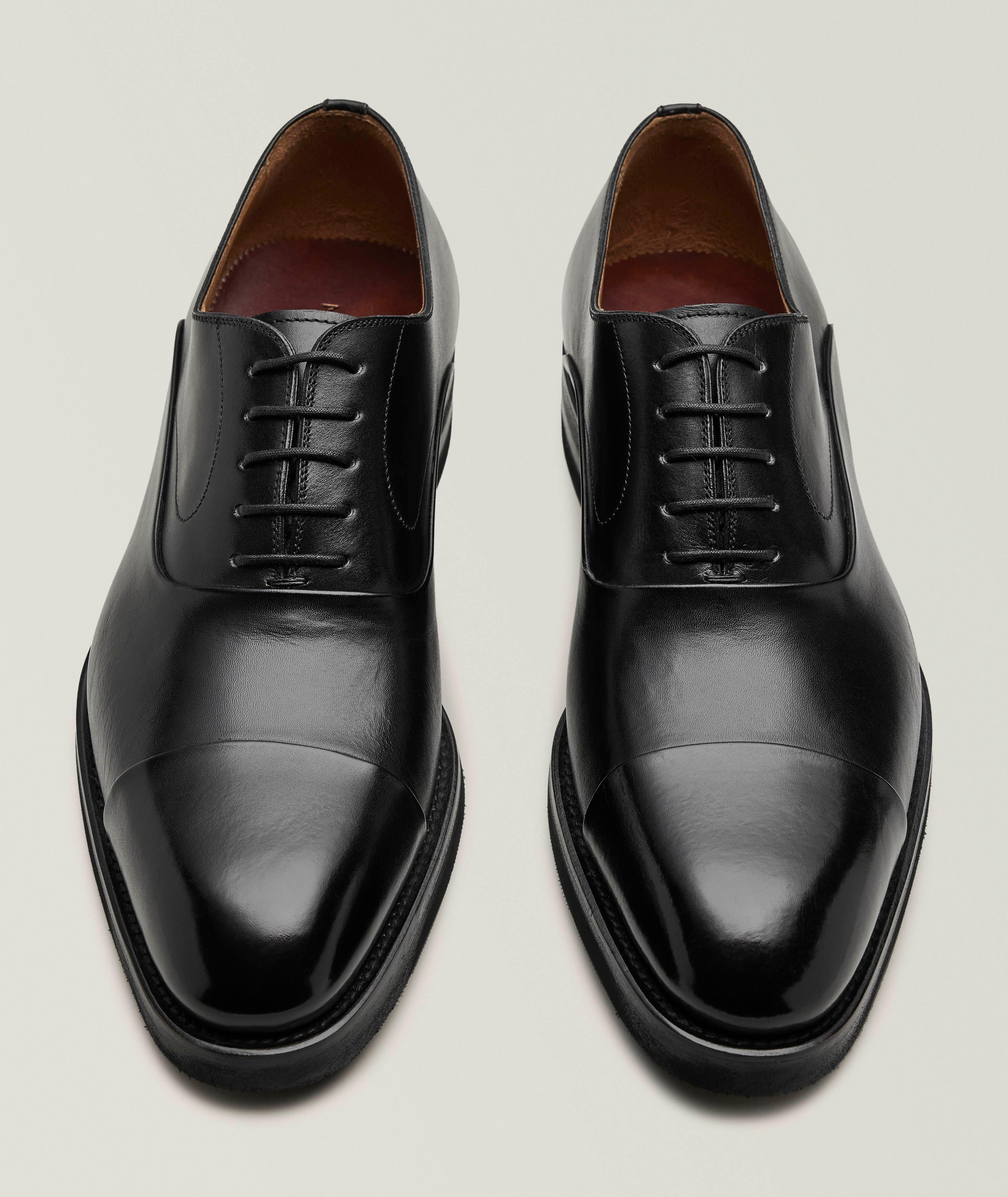 Omegga Leather Cap-Toe Oxfords image 1