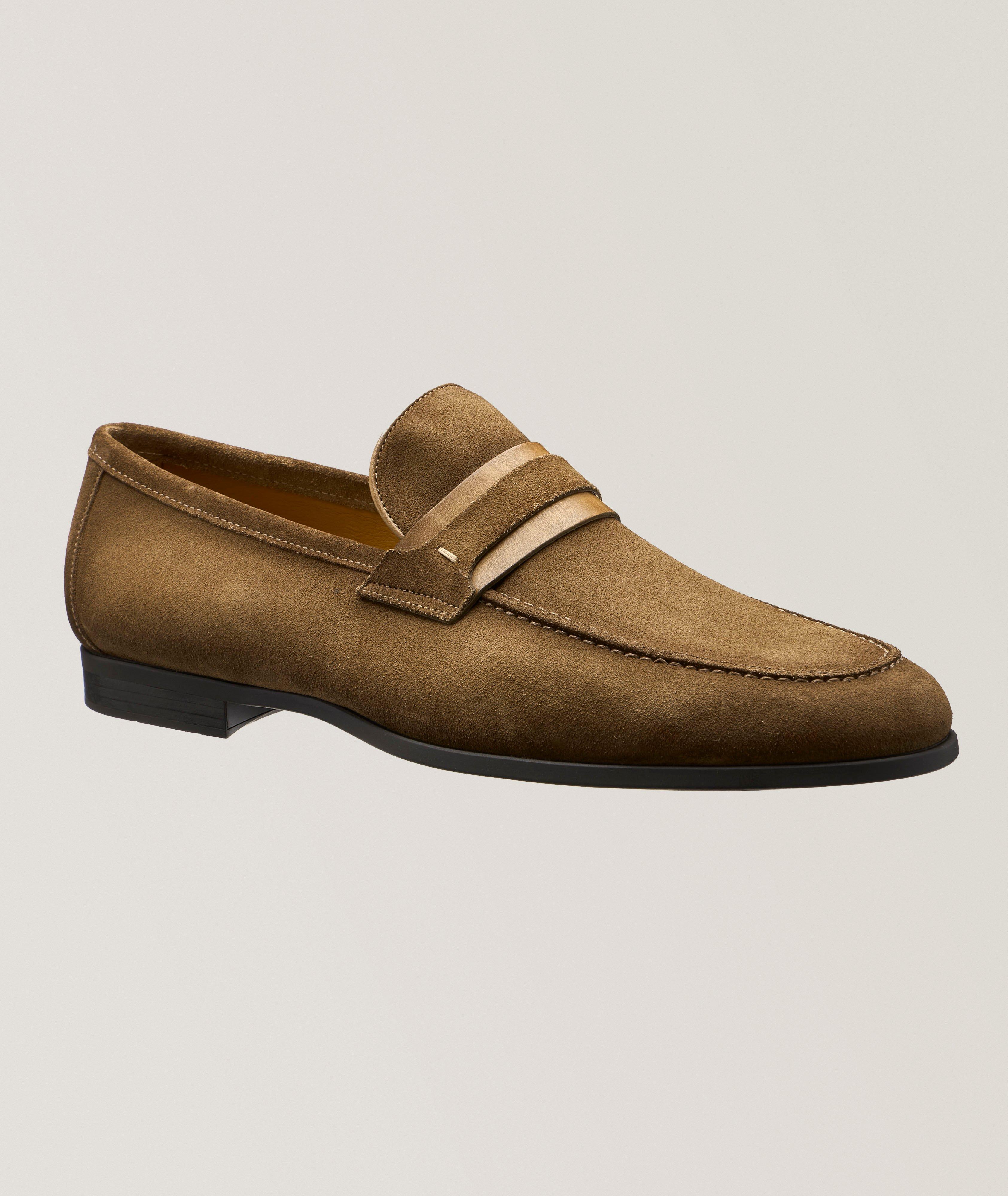 Daniel Double-Strap Suede Loafers image 0