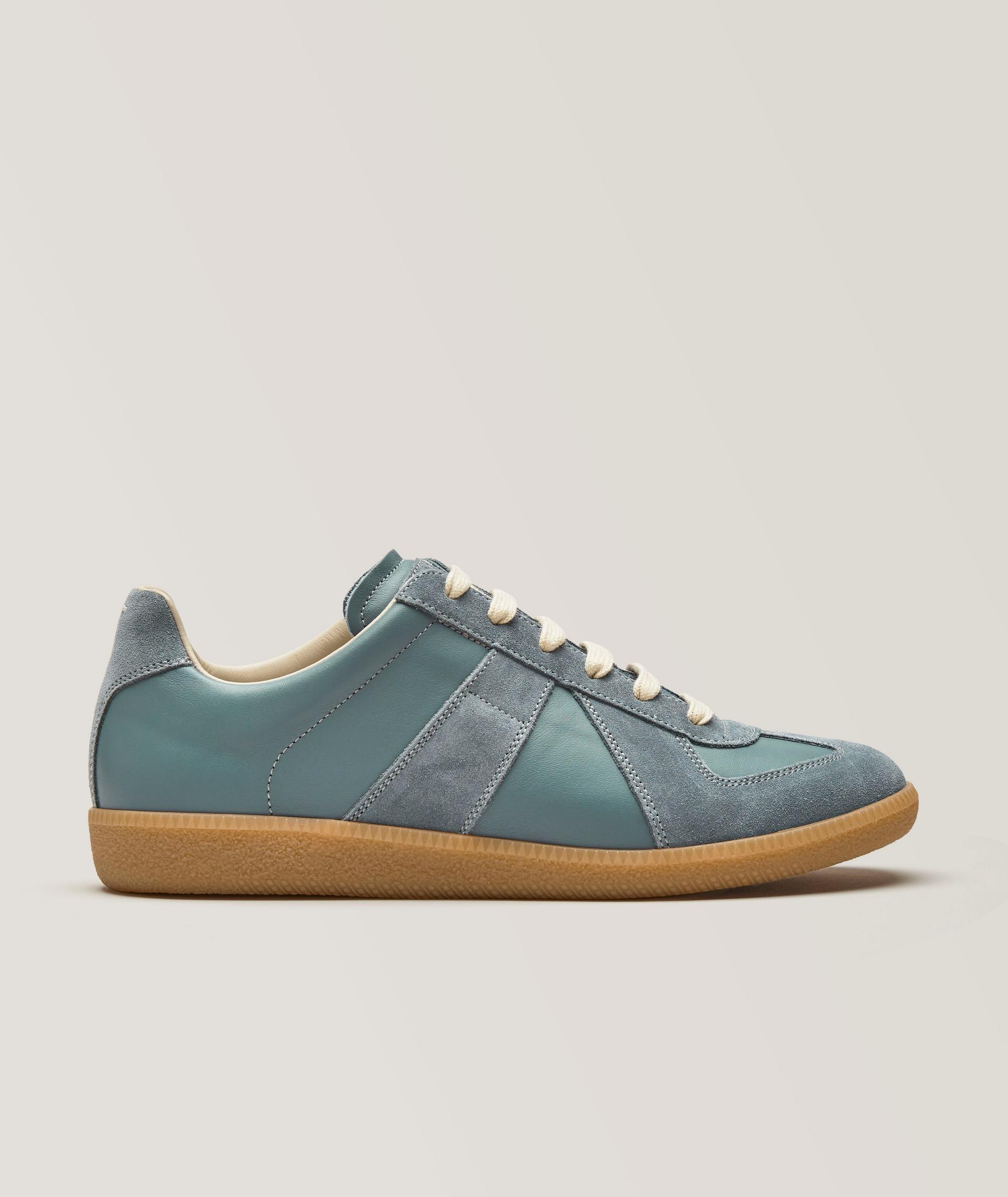 Replica Low-Top Leather Sneakers image 0