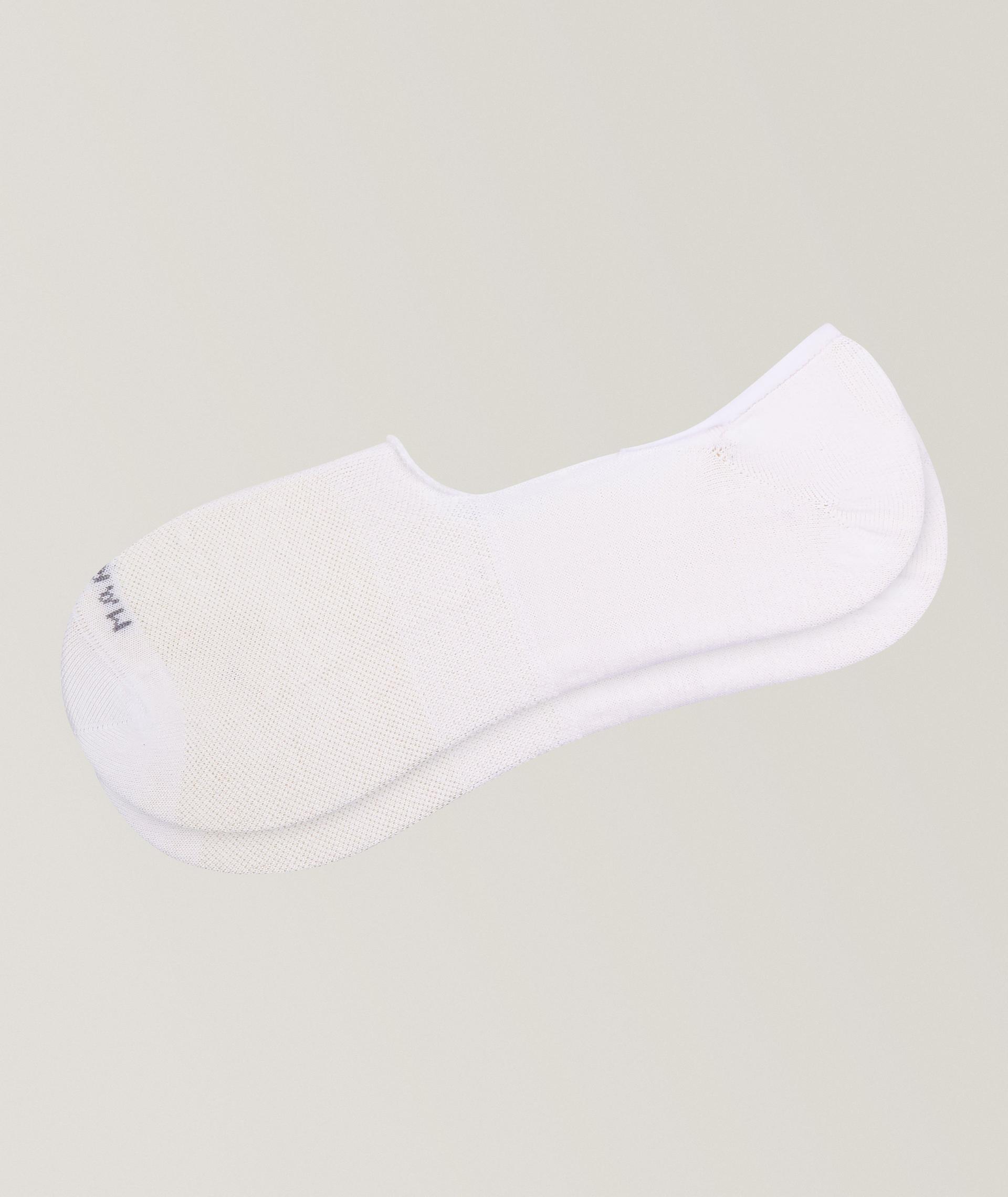 Invisible Touch Piqué Linen-Cotton Socks image 0
