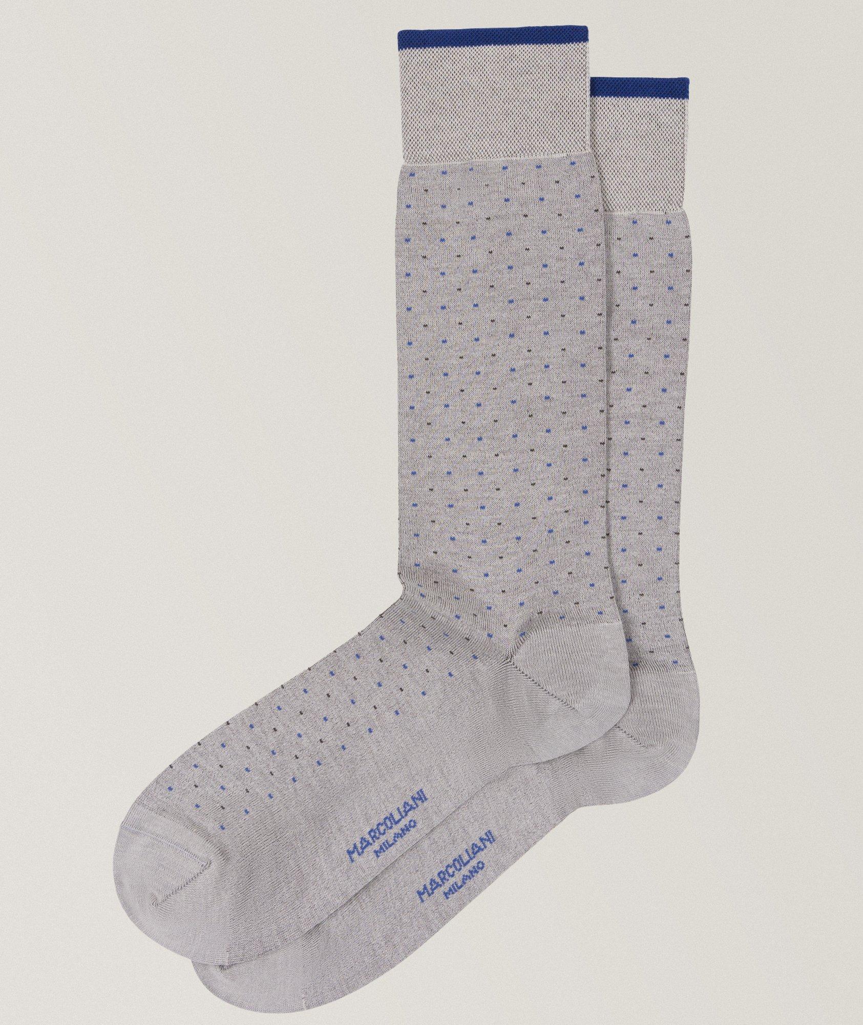 Varese Pindot Cotton-Blend Socks image 0