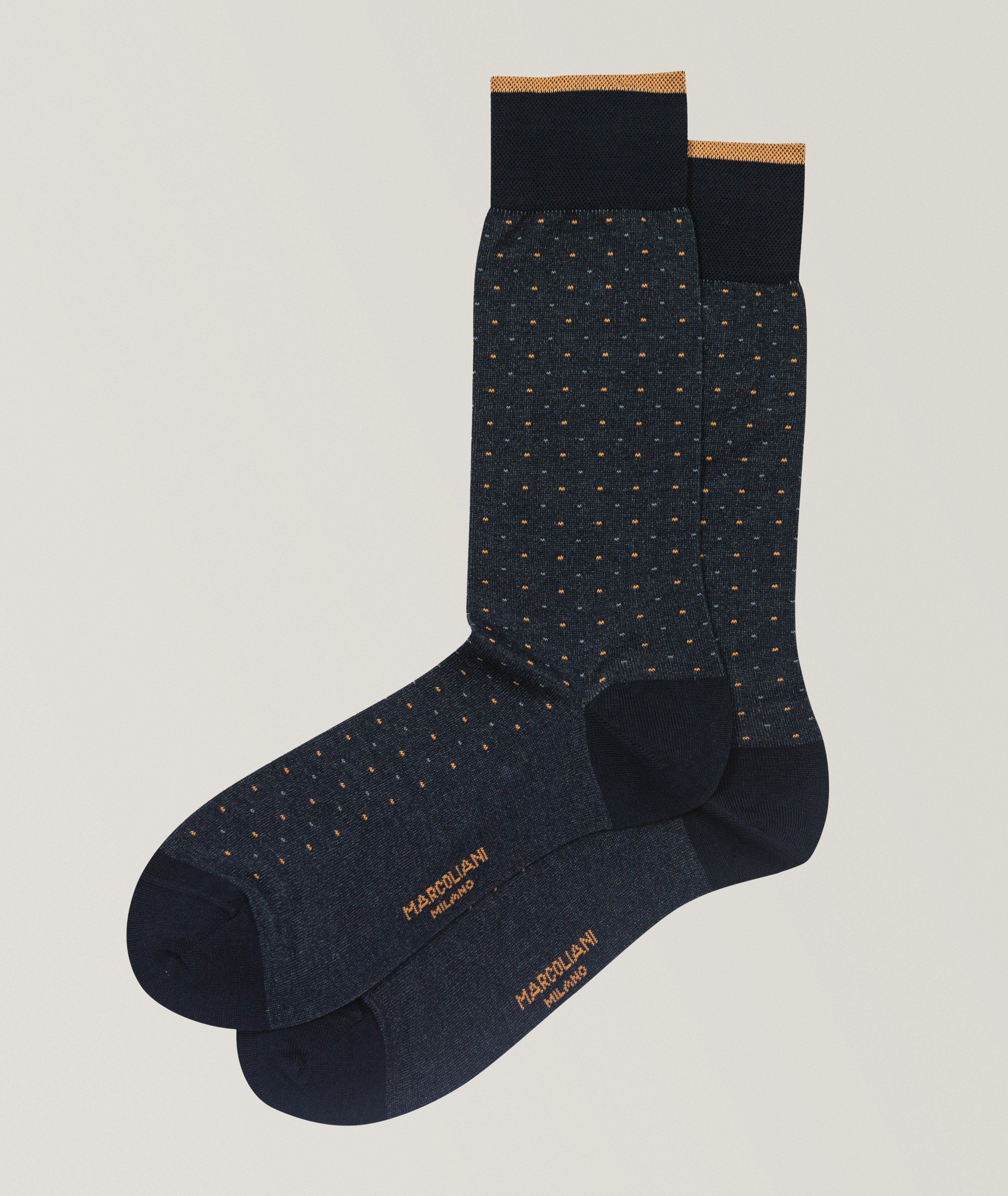 Varese Pindot Cotton-Blend Socks image 0