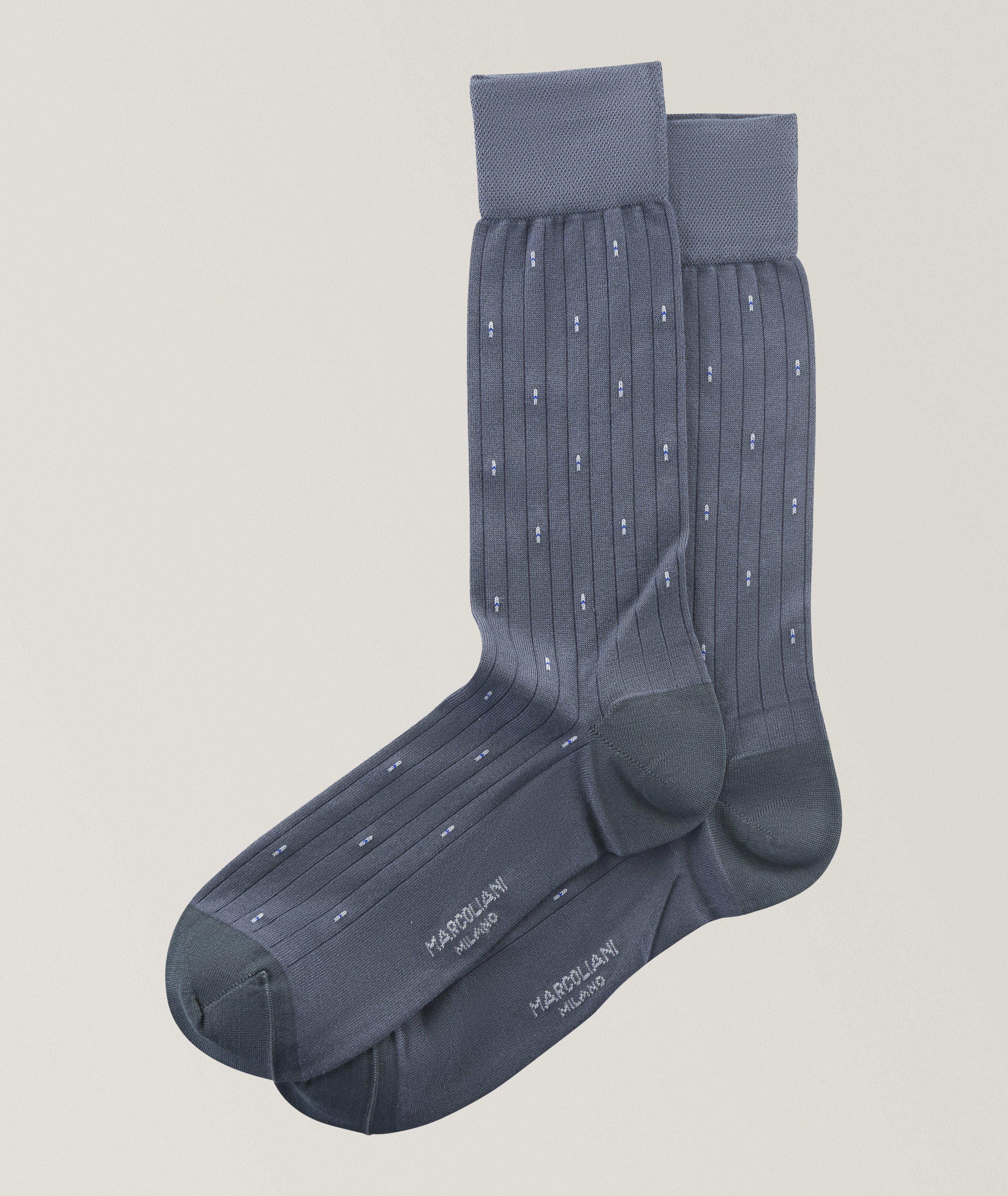 Minimal Dot Modal-Cotton Blend Socks image 0