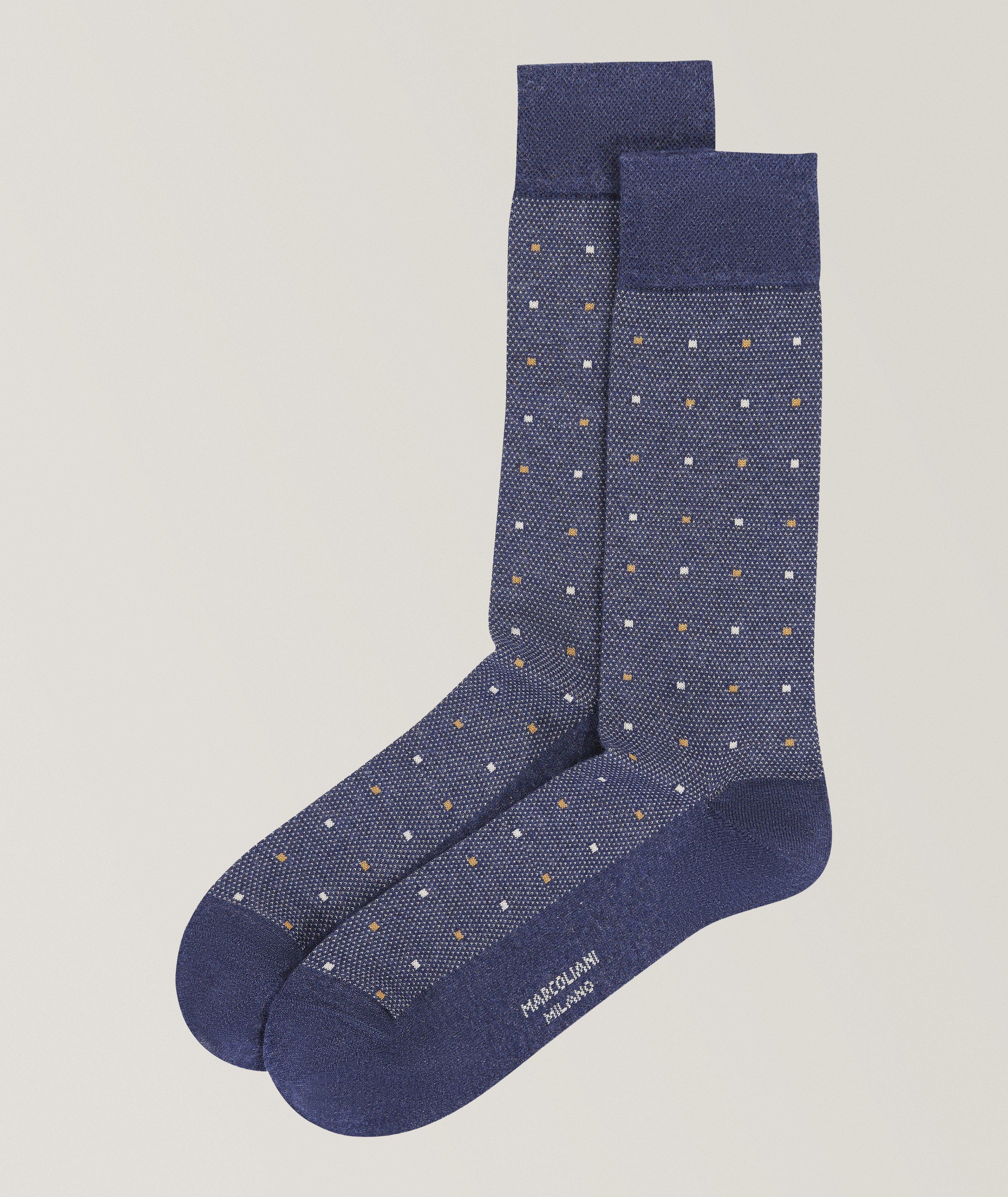 Contemporary Dots Cotton-Blend Socks image 0