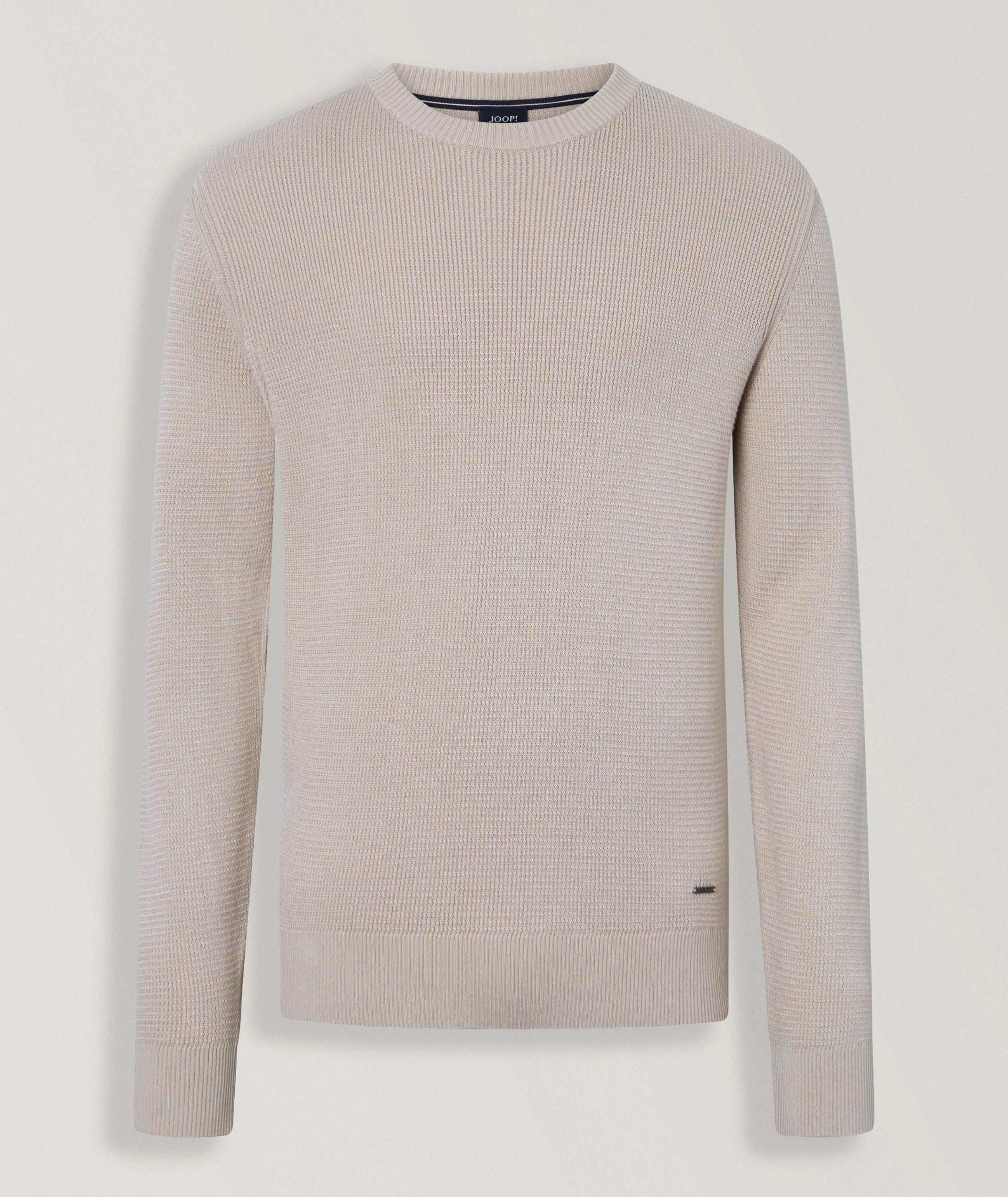 Wikko Textured Cotton Knit Sweater  image 0