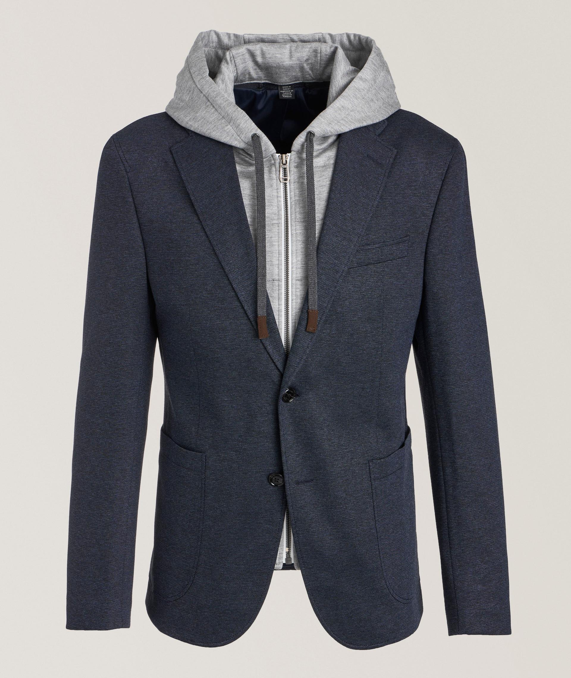 Removable Bib Hooded Sport Jacket image 0