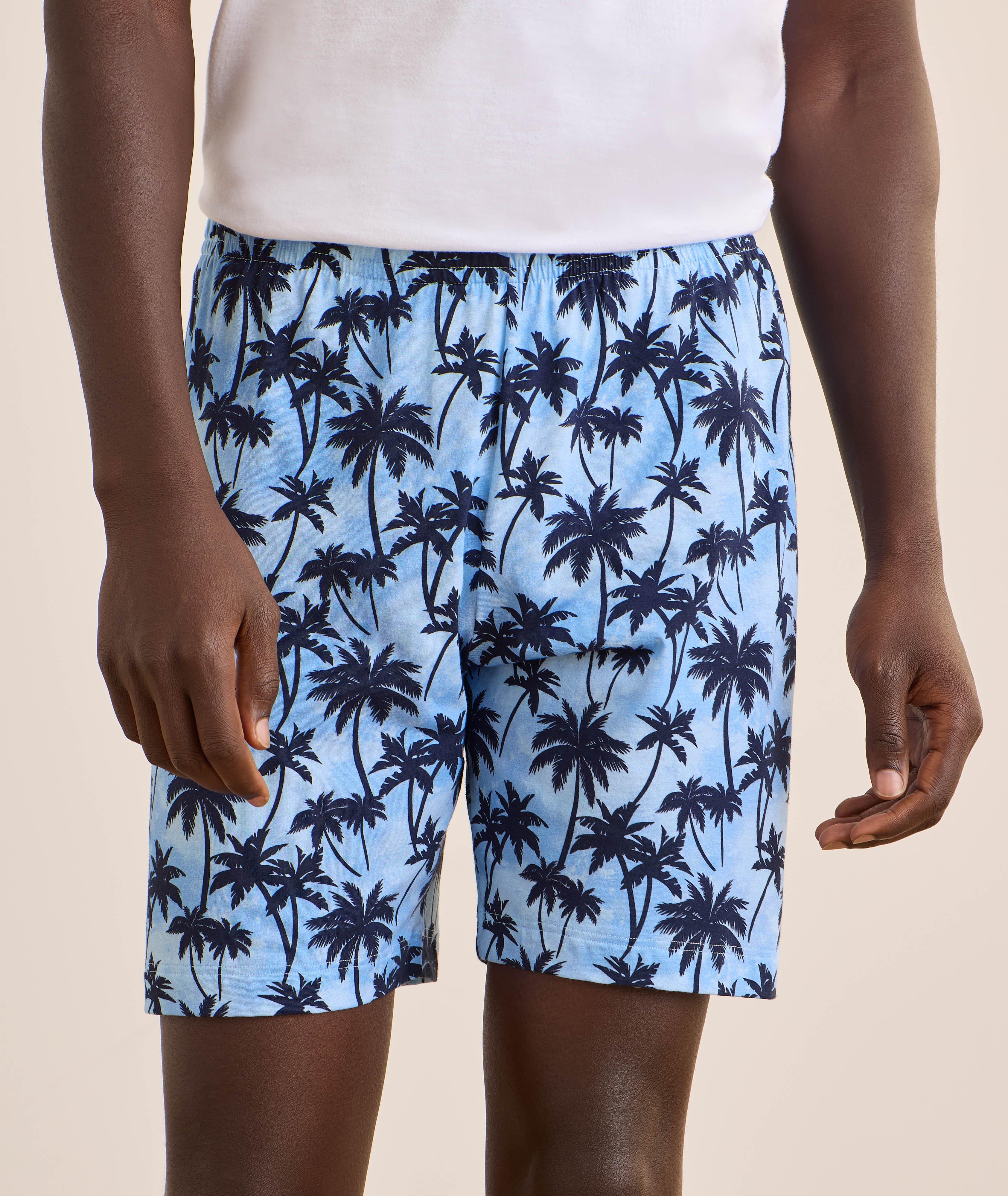 Short de détente à motif de palmiers image 1