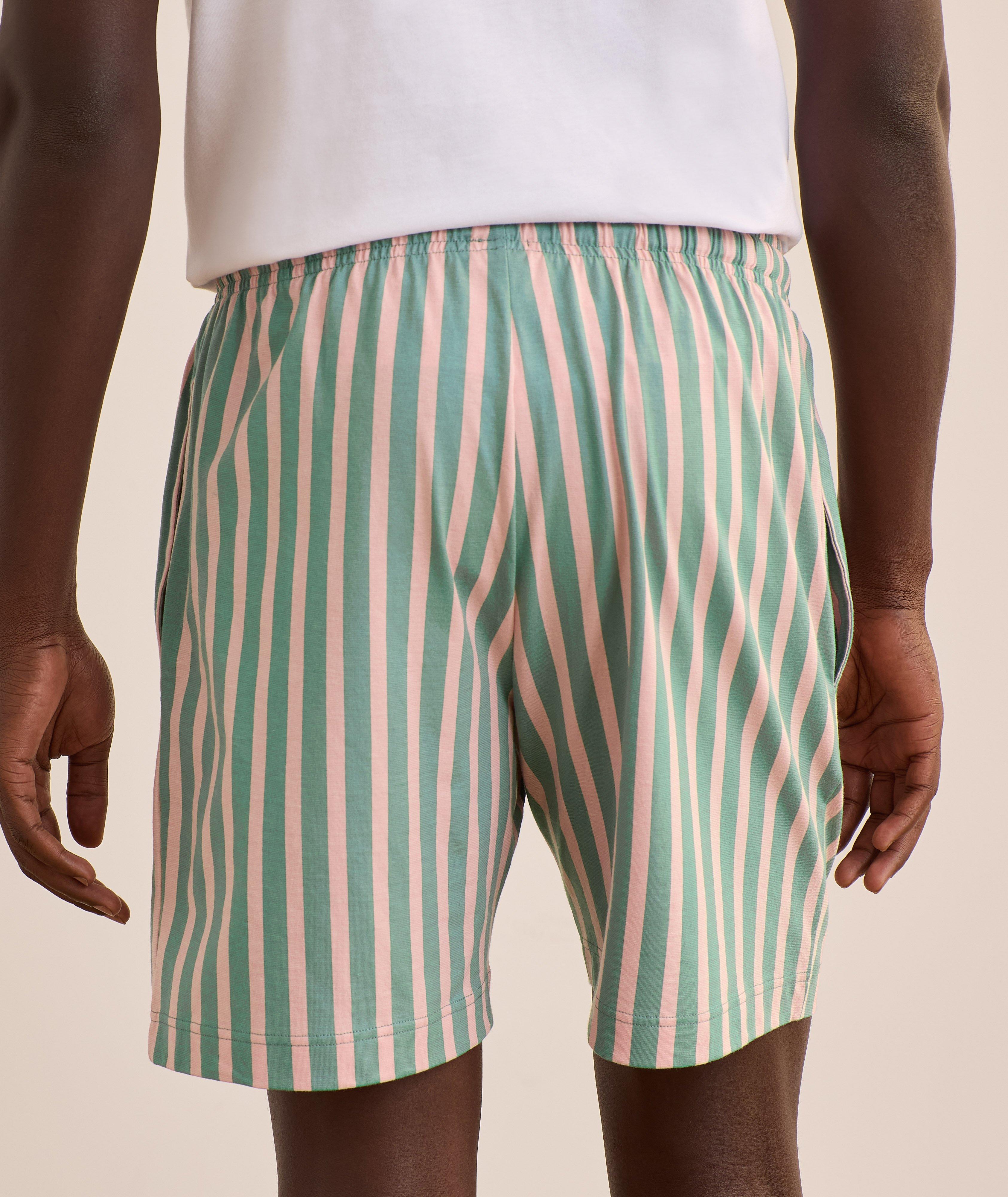 Colourblock Stripe Lounge Shorts image 2